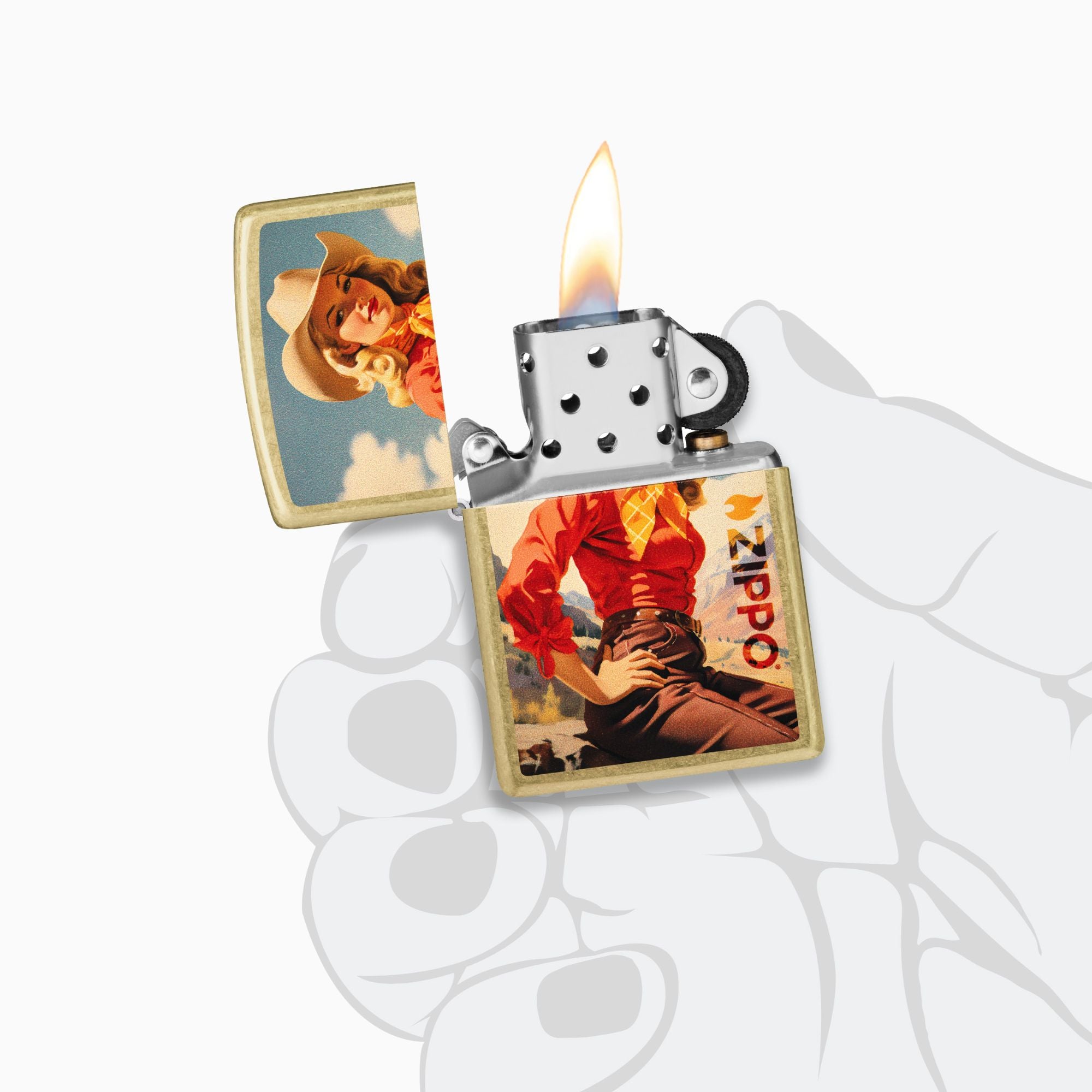 Zippo Rancher Design Windproof Lighter
