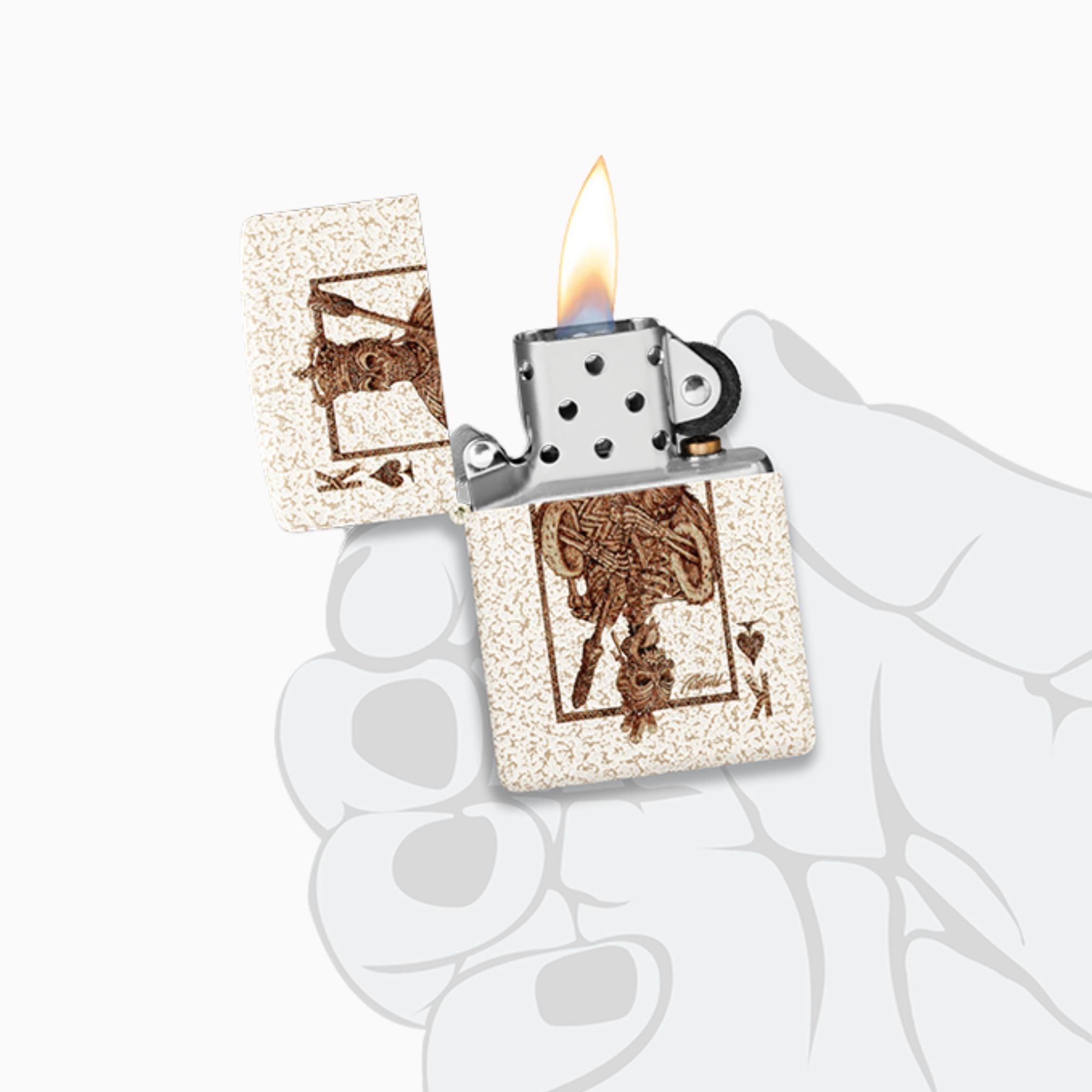 Zippo Rick Rietveld Mercury Glass Windproof Lighter
