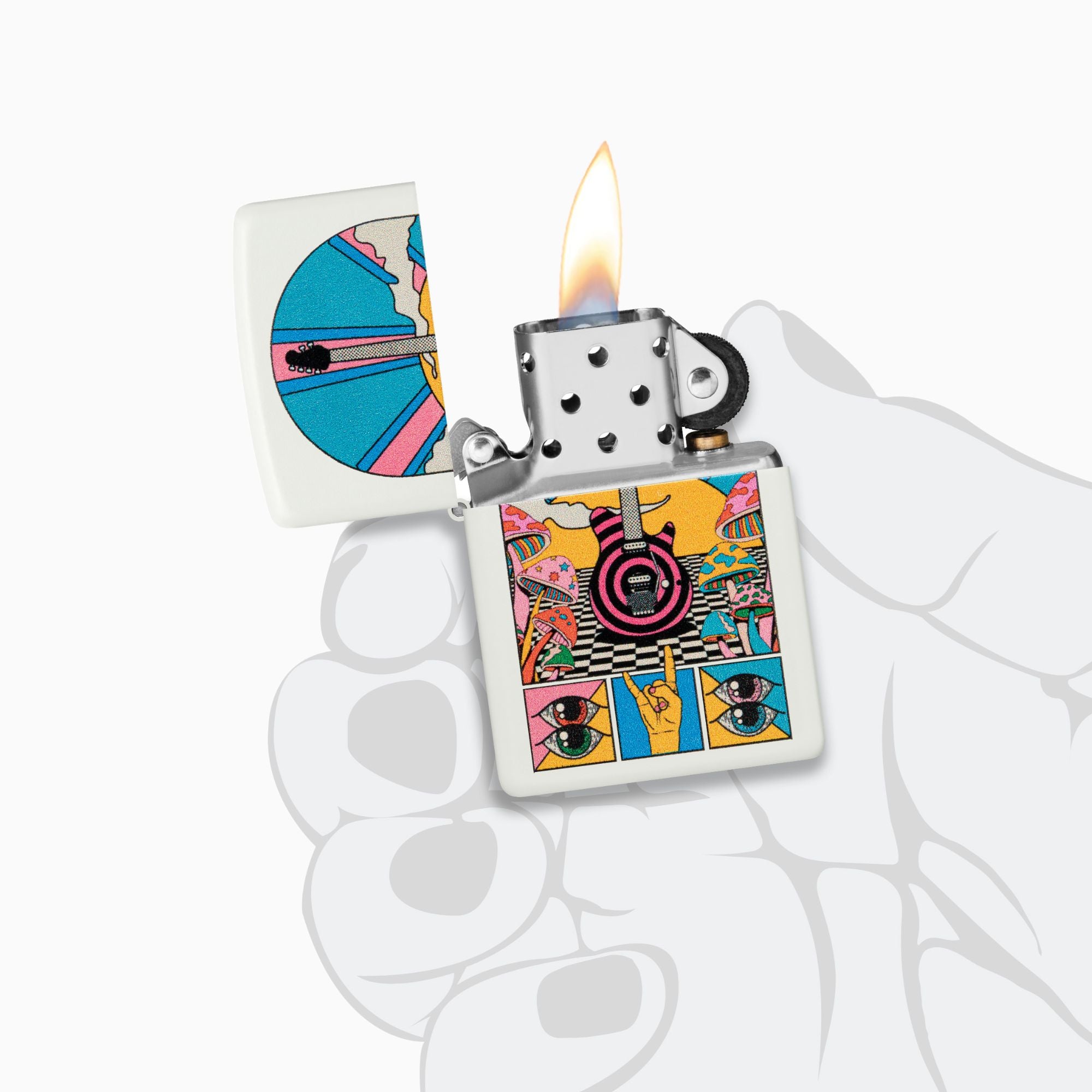 Zippo Retro Music Design Windproof Lighter