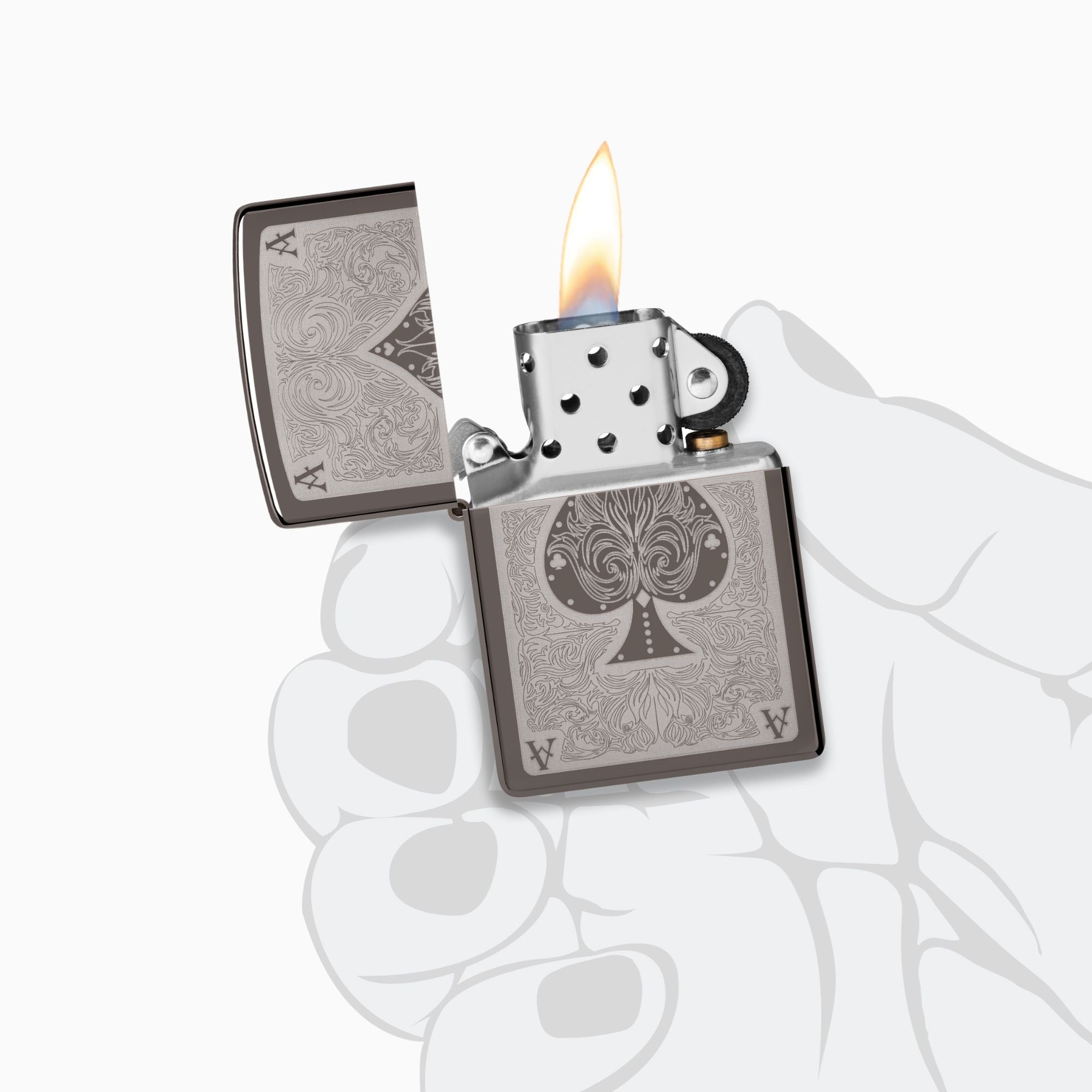 Zippo Ace Filigree Windproof Lighter