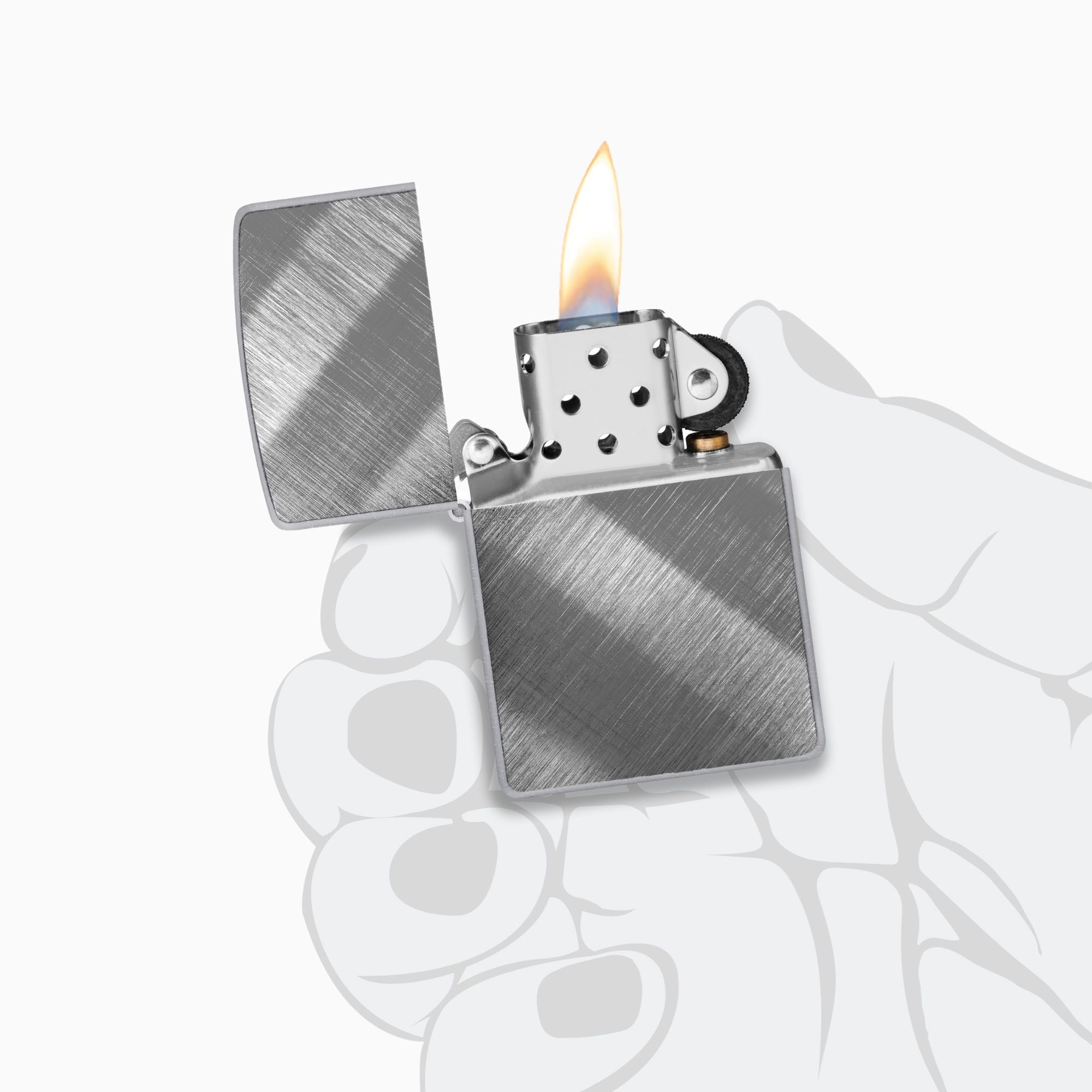 Zippo Classic Diagonal Weave Windproof Lighter