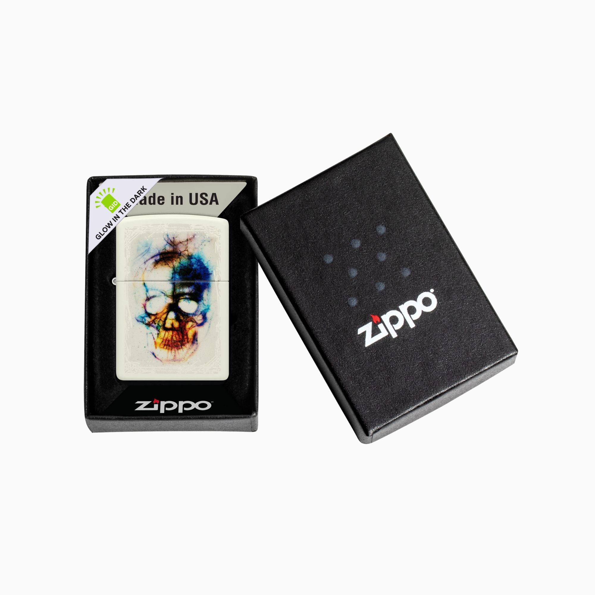 Zippo Skull Print Design Windproof Lighter