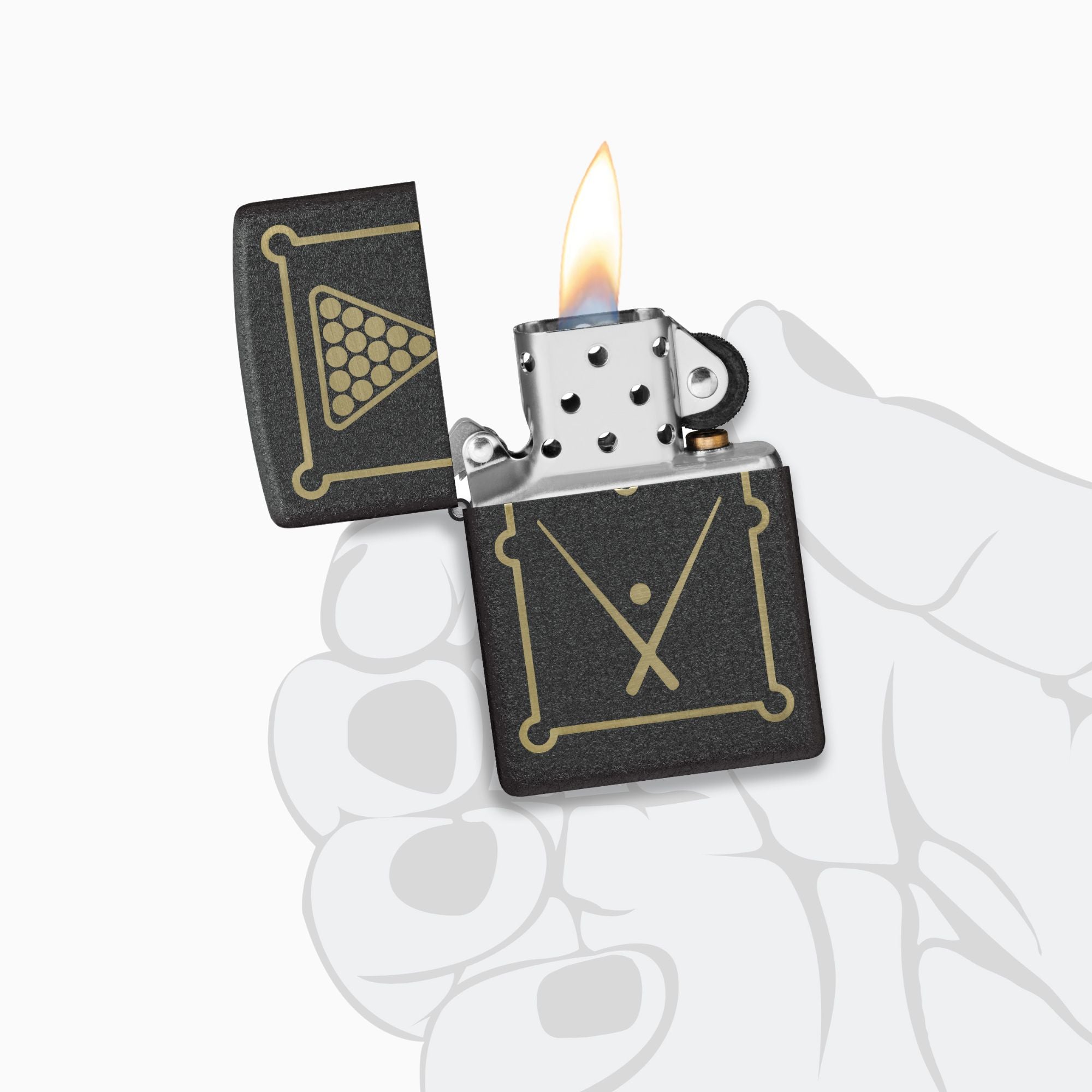 Zippo Billiards Design Windprooḟ Lighter