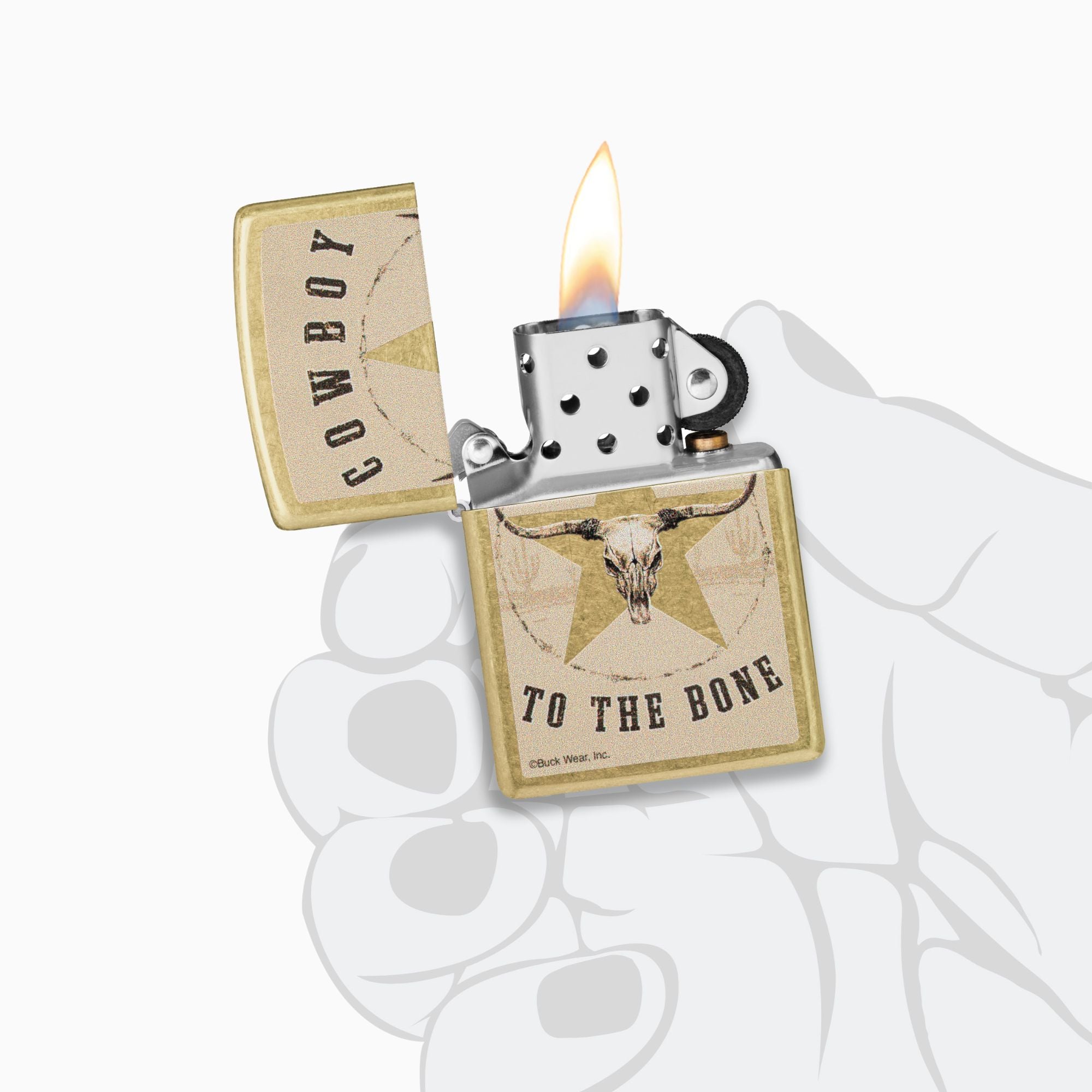Zippo Buck Wear™ Cowboy Windproof Lighter