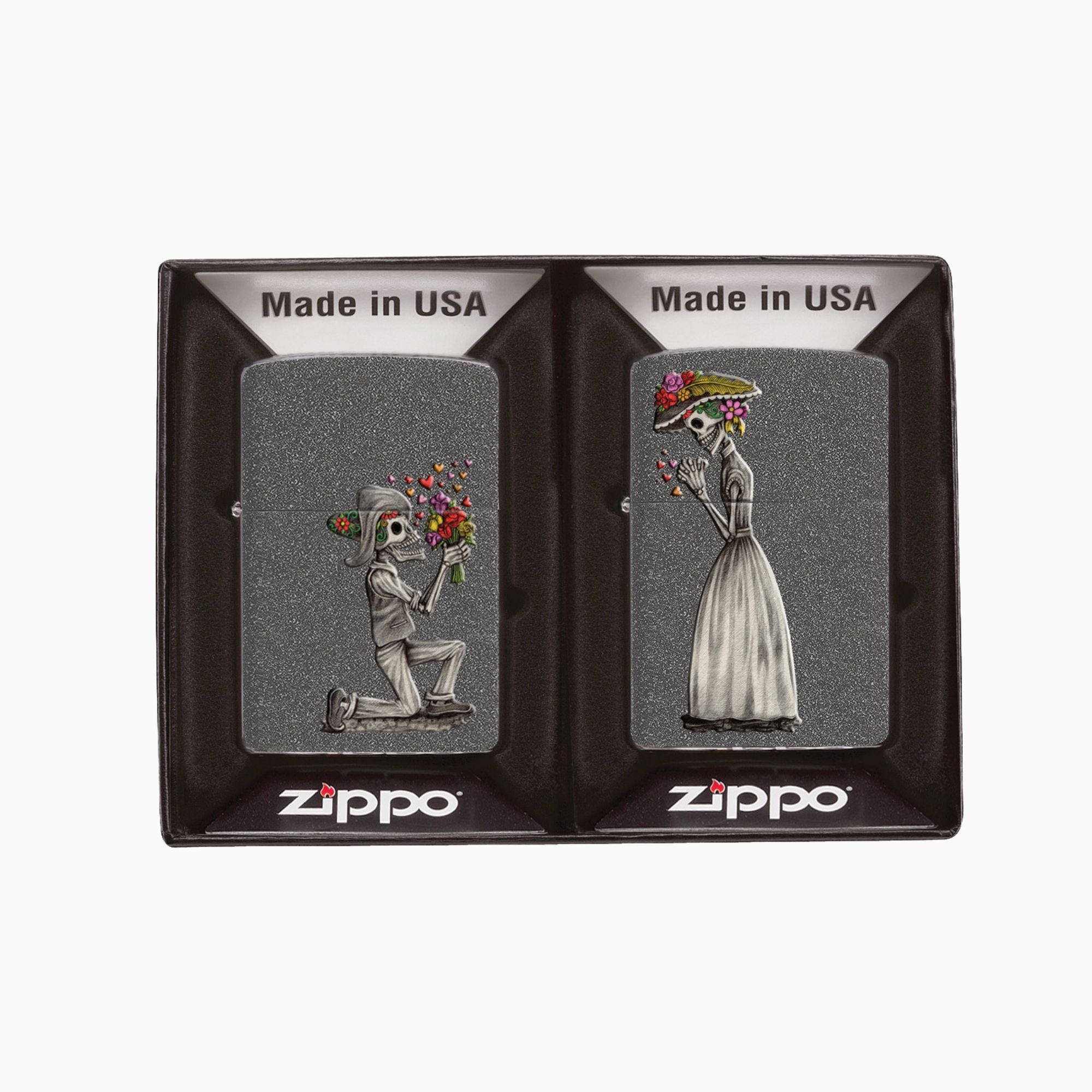 Zippo Day of the Dead Skulls Set