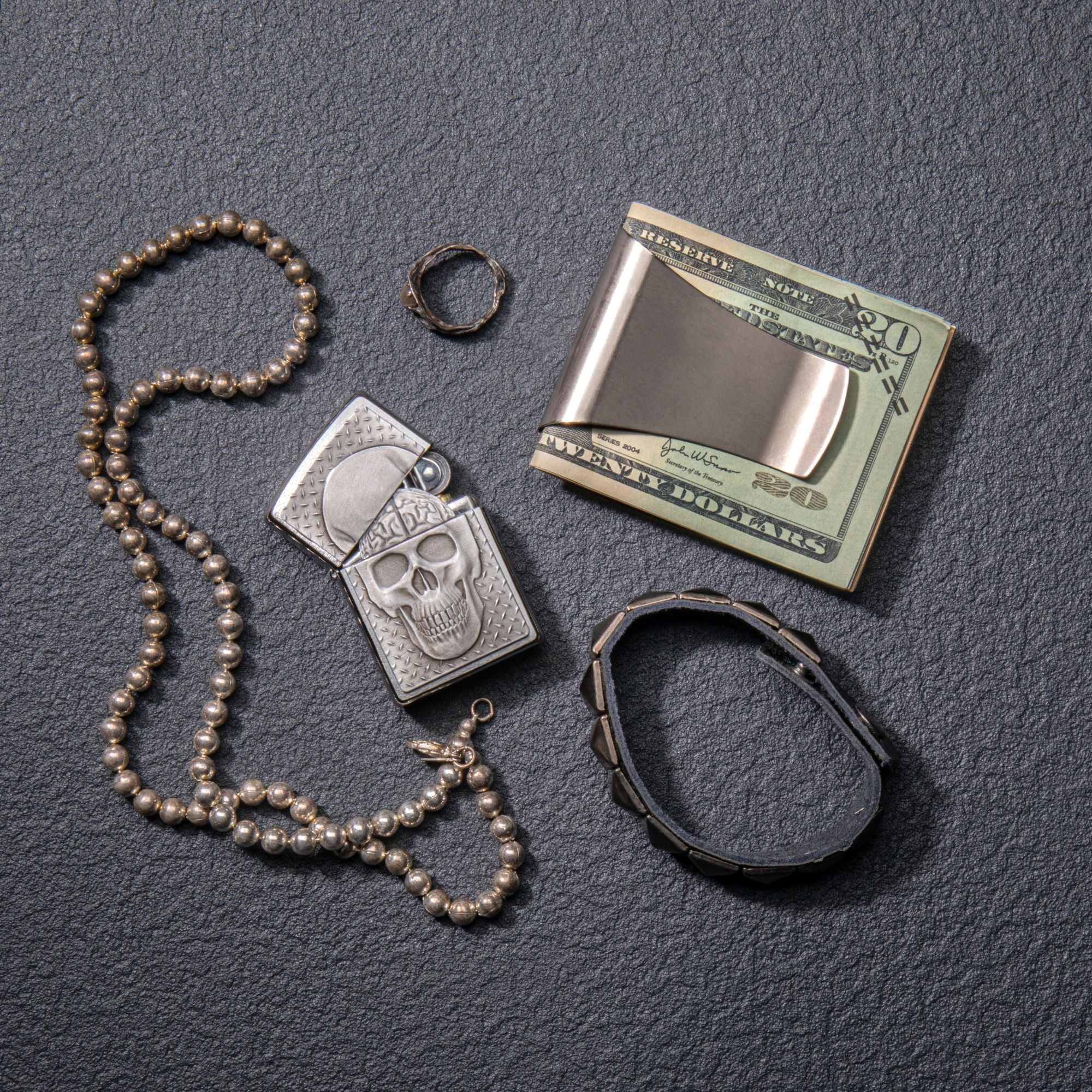 Zippo Skull with Brain Surprise Windproof Lighter