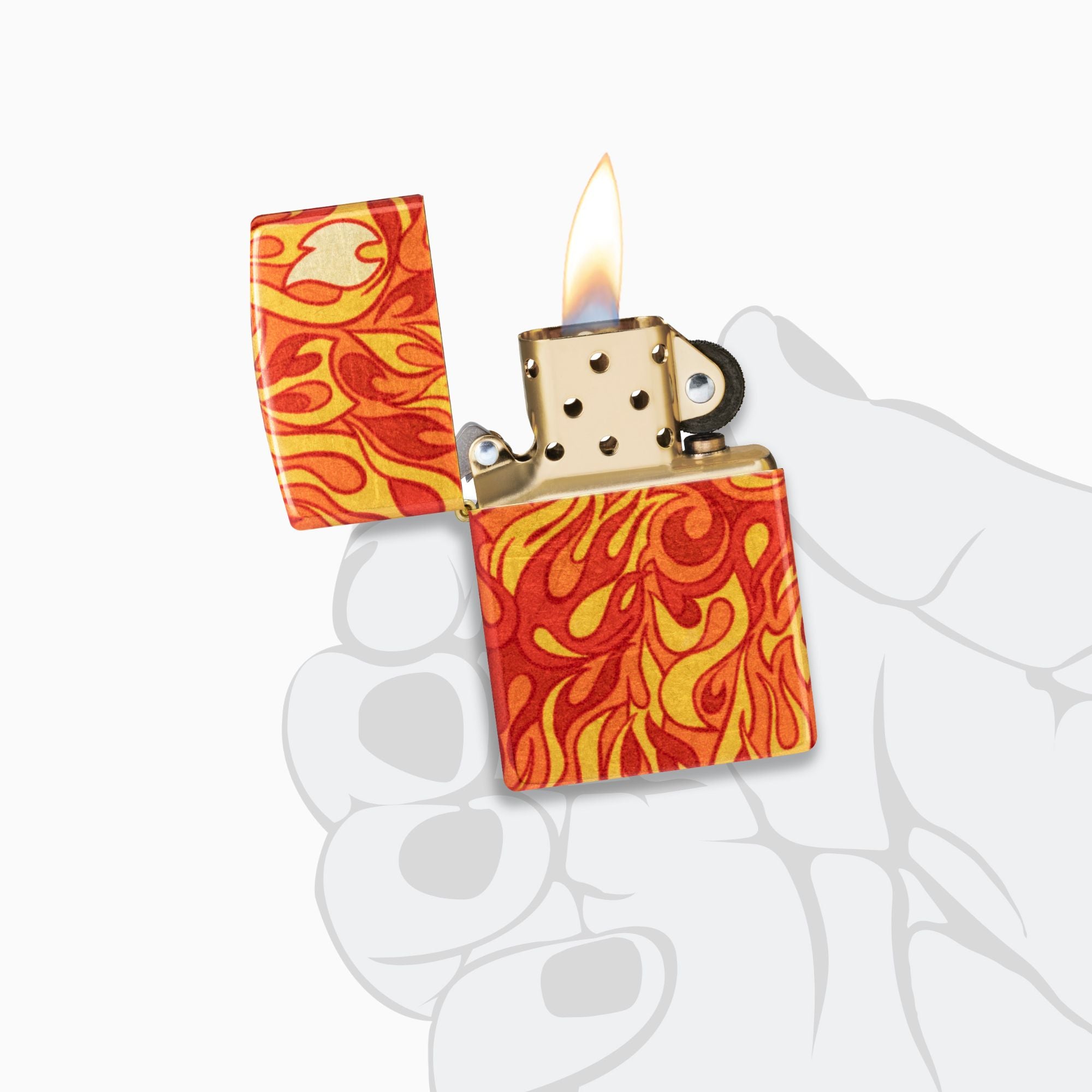 Zippo Fire Design Windproof Lighter