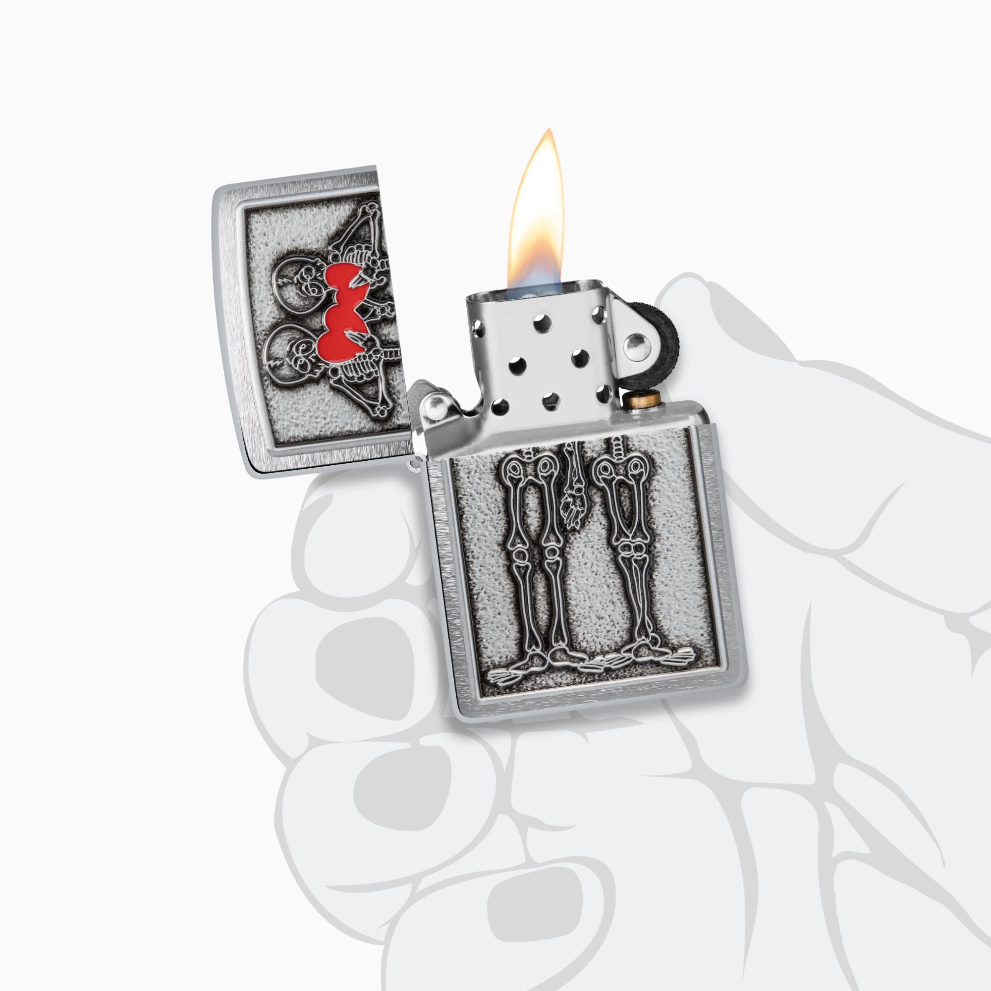 Zippo Couple Love Emblem Windproof Lighter