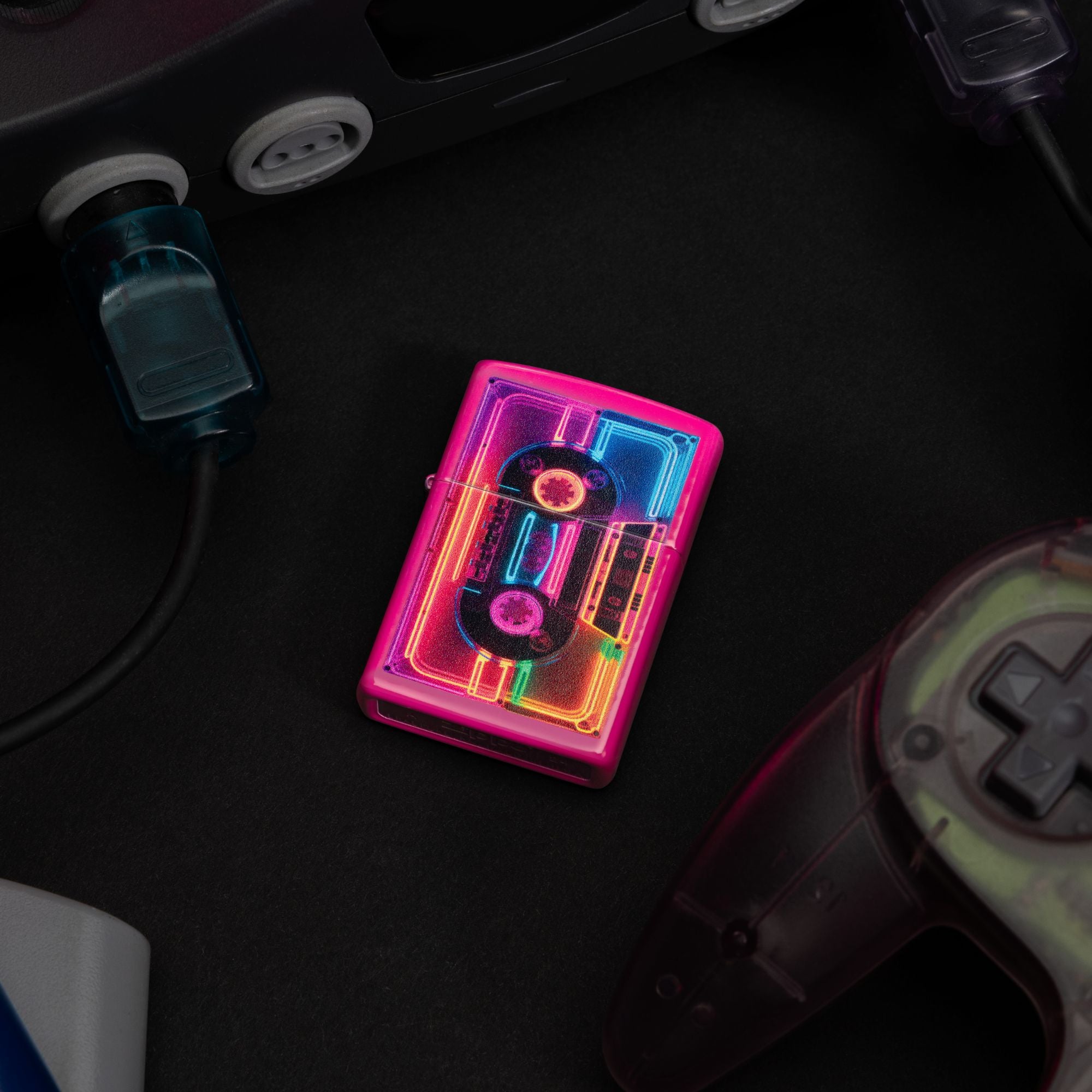 Zippo Neon Cassette Design Windproof Lighter