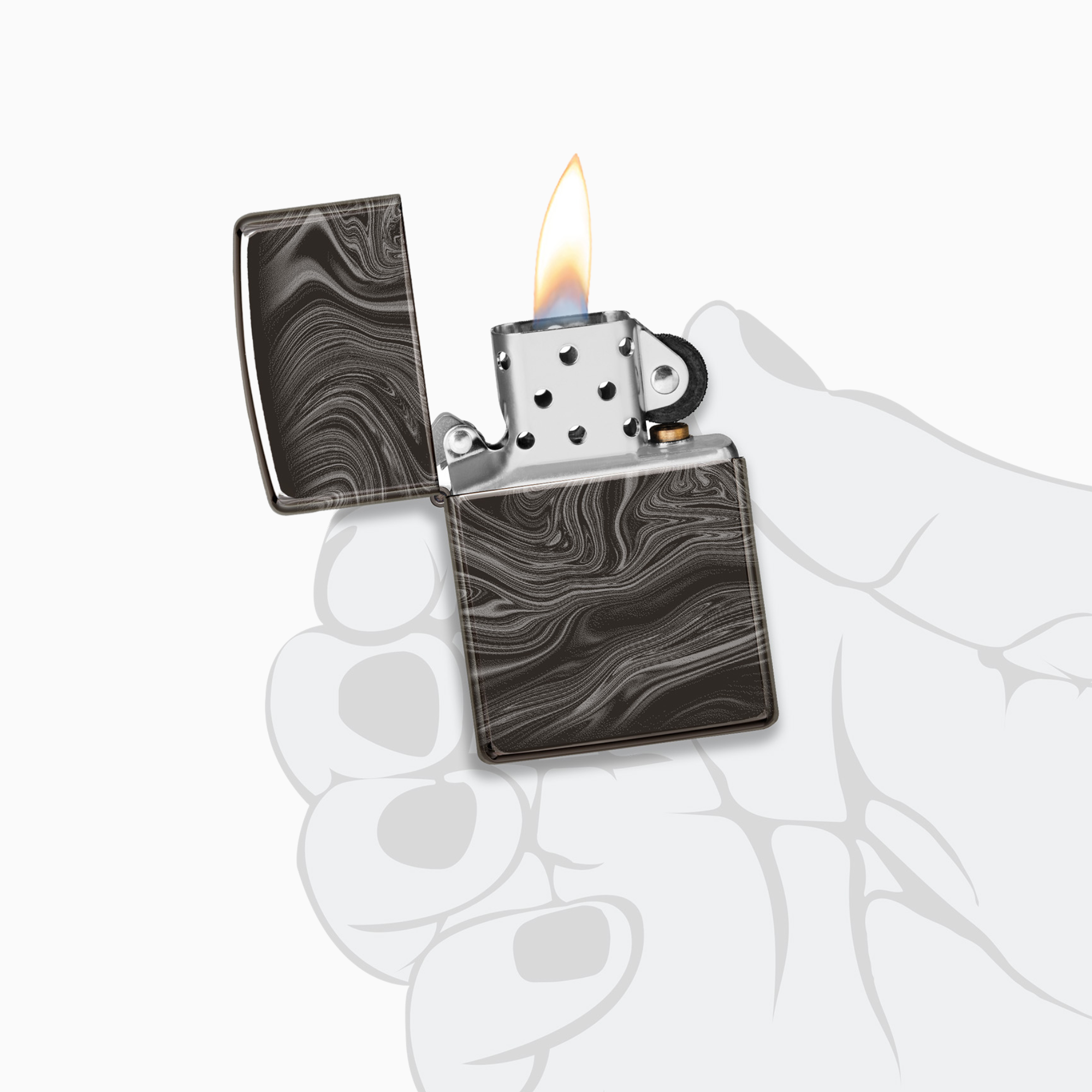 Zippo Marble Pattern Design Windproof Lighter