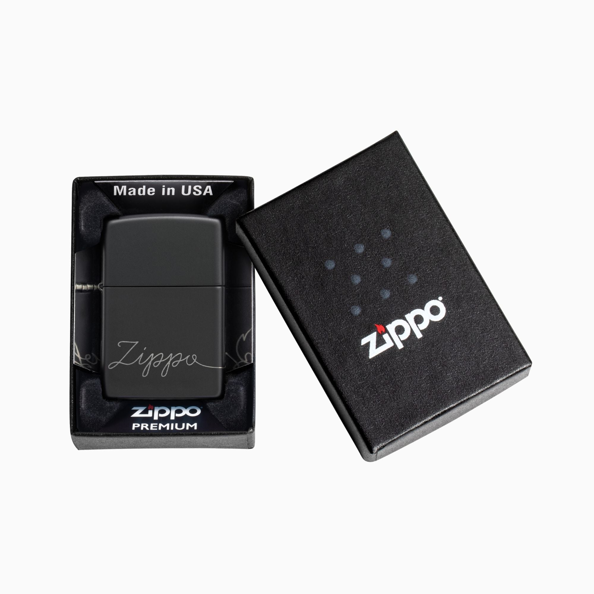 Zippo Script Design Windproof Lighter