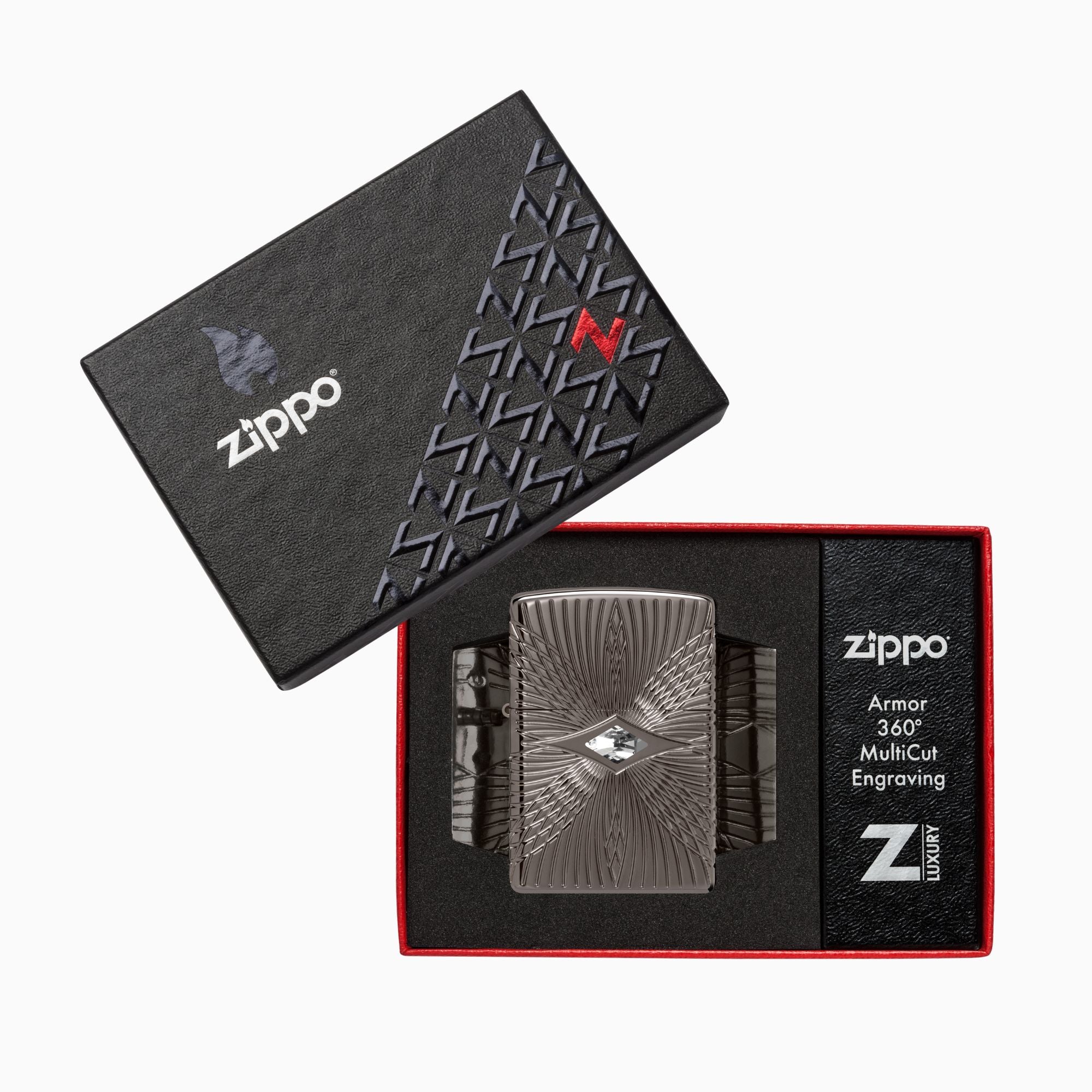 Zippo Armor Pattern Design Windproof Lighter
