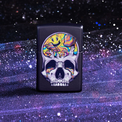 Zippo Skull Moon Design Windproof Lighter