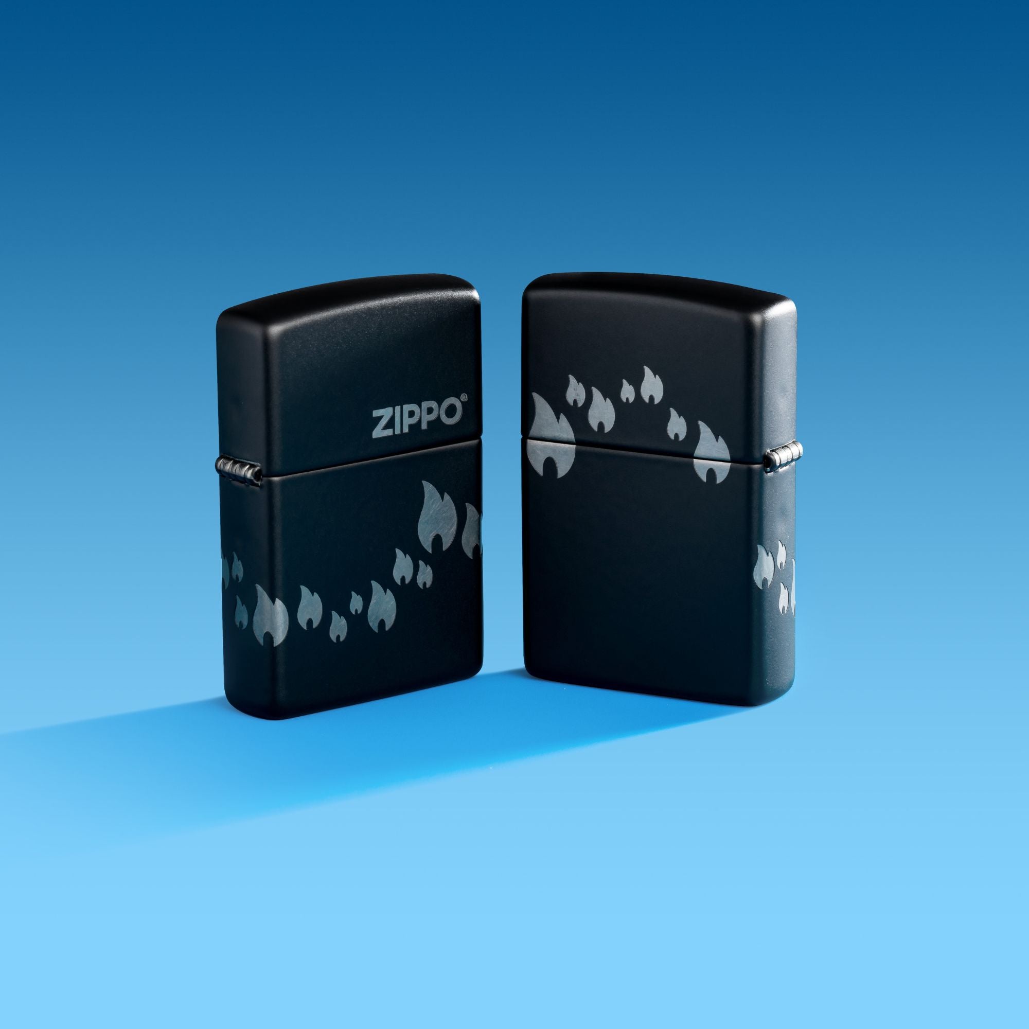 Zippo Black Flame Design Windproof Lighter