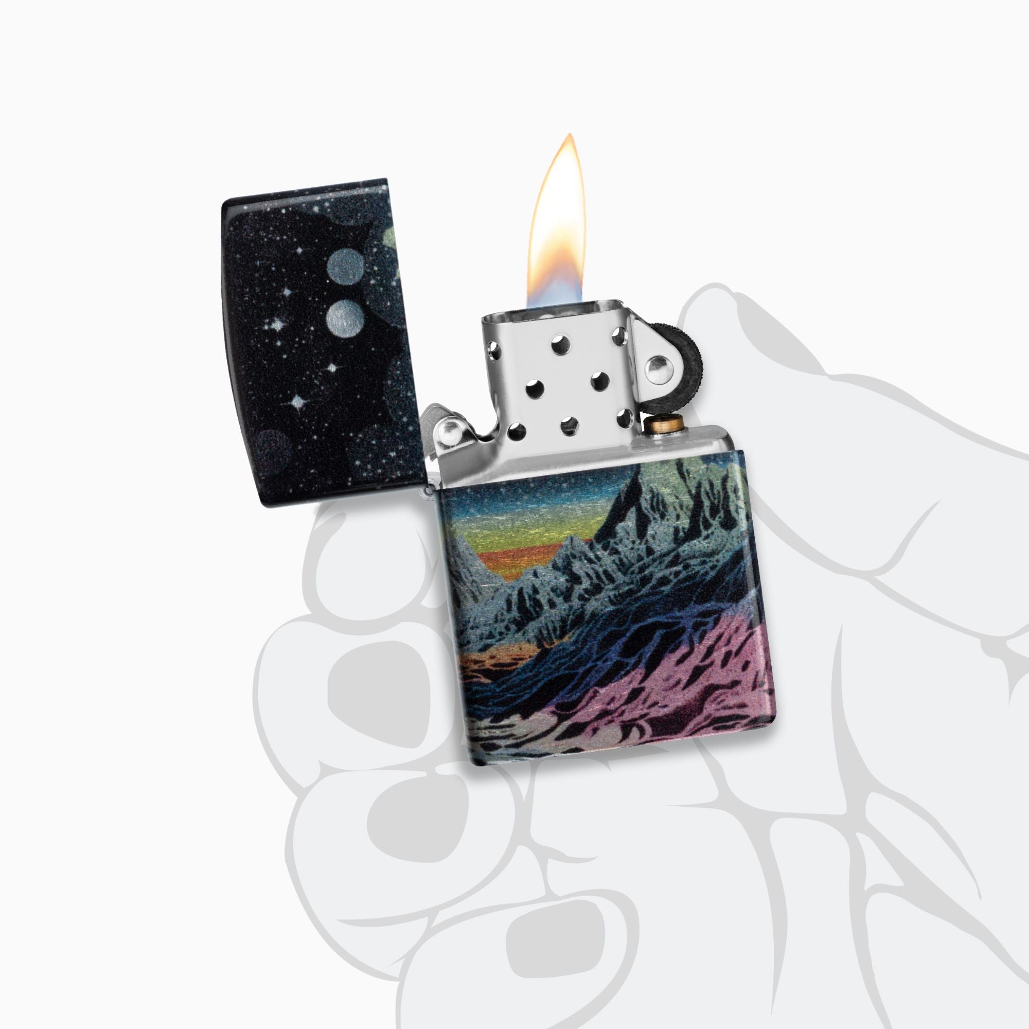 Zippo Space in Color Design Windproof Lighter