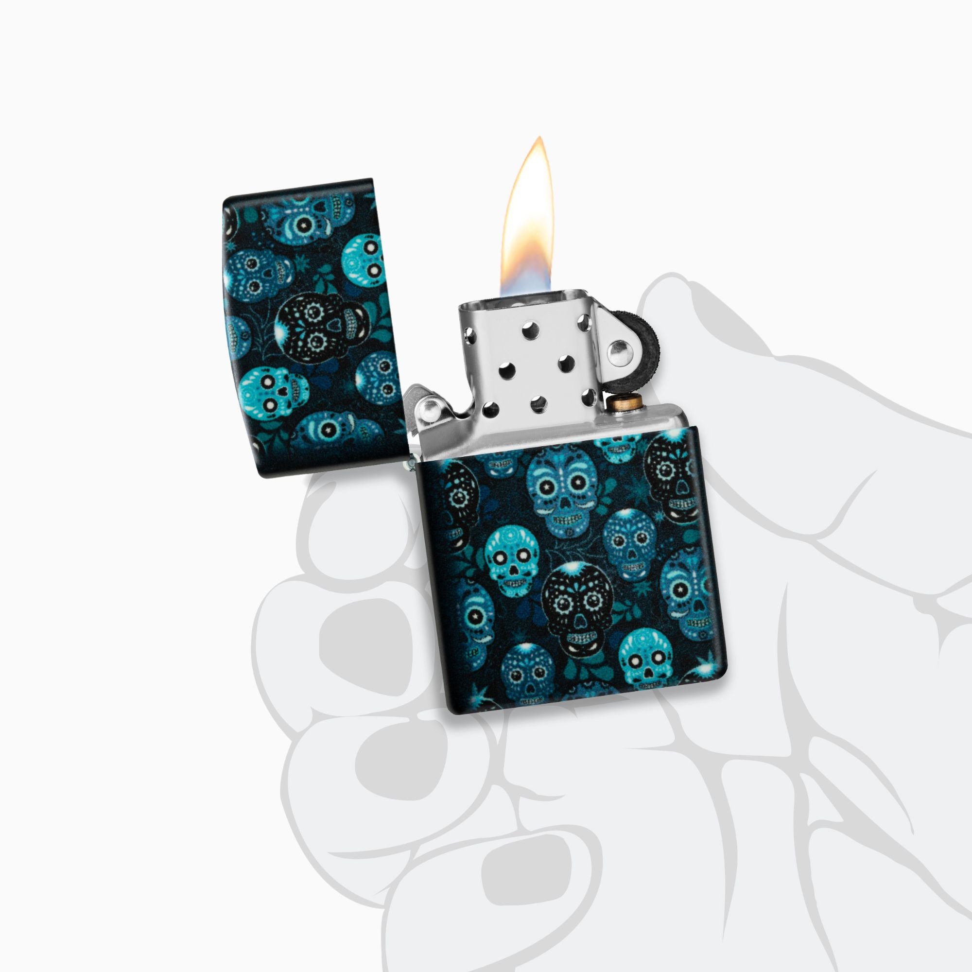 Zippo Sugar Skulls Design Windproof Lighter