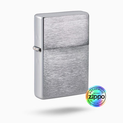 Zippo Brushed Chrome Vintage Windproof Lighter