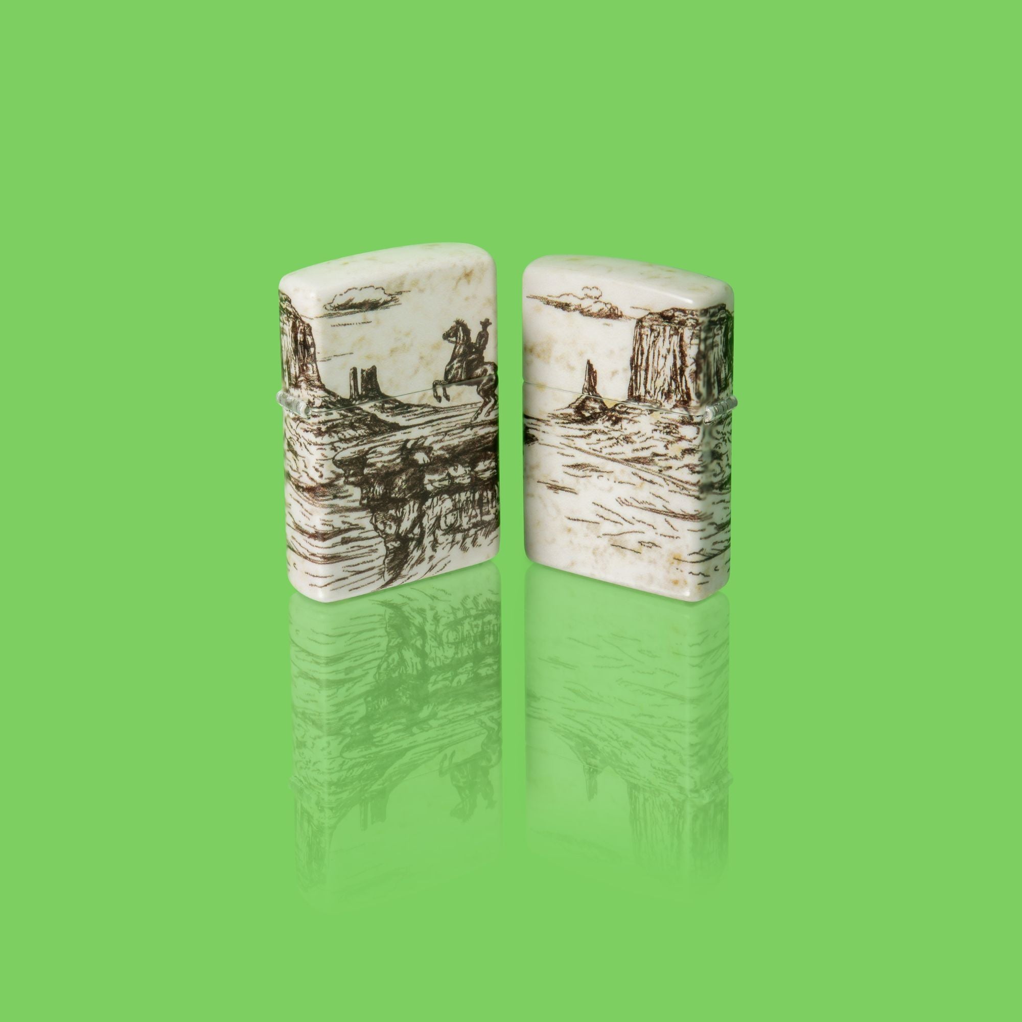 Zippo Wild West Scene Design Windproof Lighter