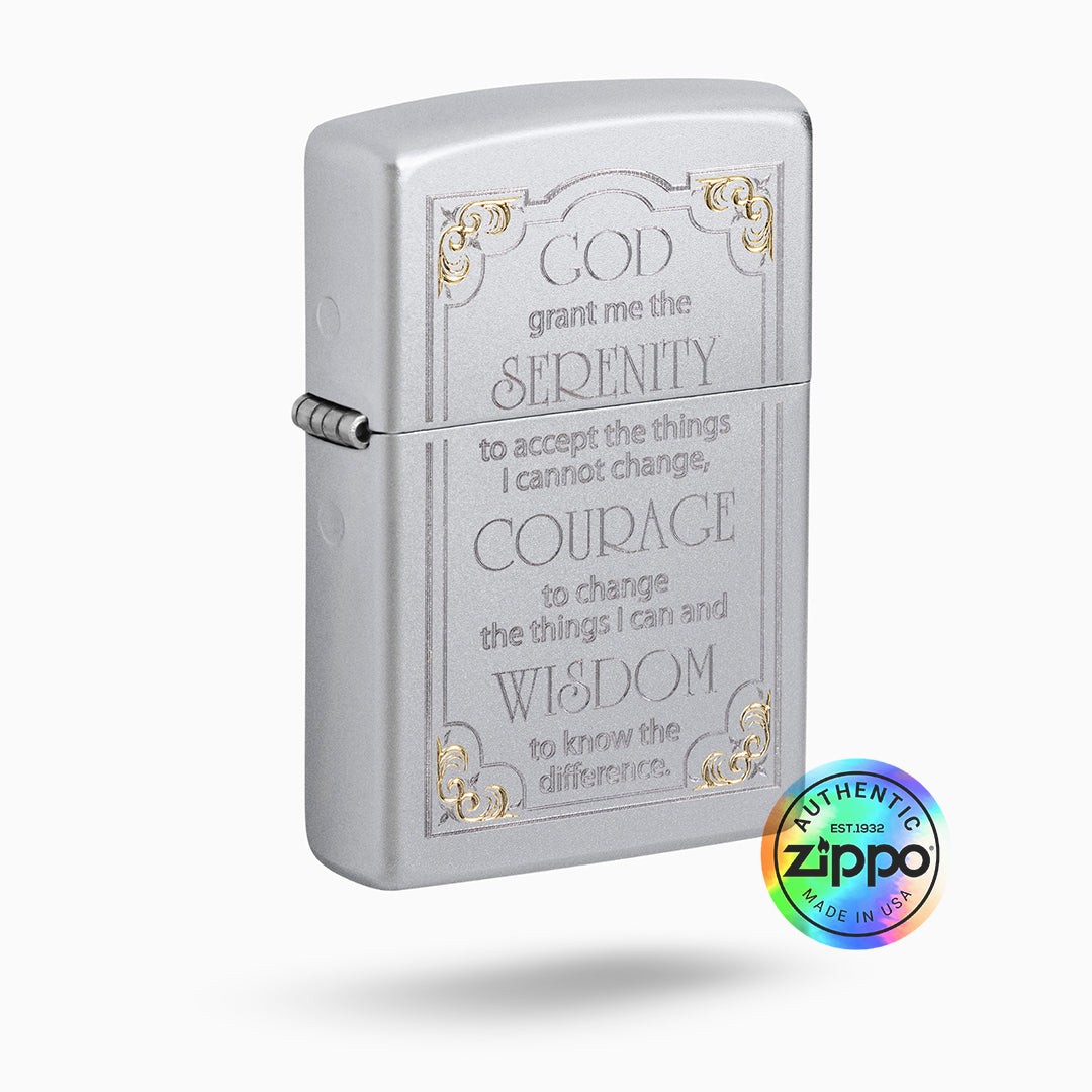 Zippo Serenity Prayer Windproof Lighter