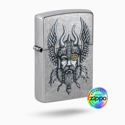 Zippo Viking Warrior Design  Windproof Lighter