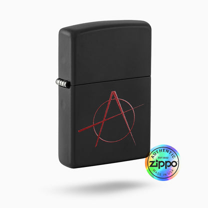 Zippo Anarchy Symbol  Windproof Lighter