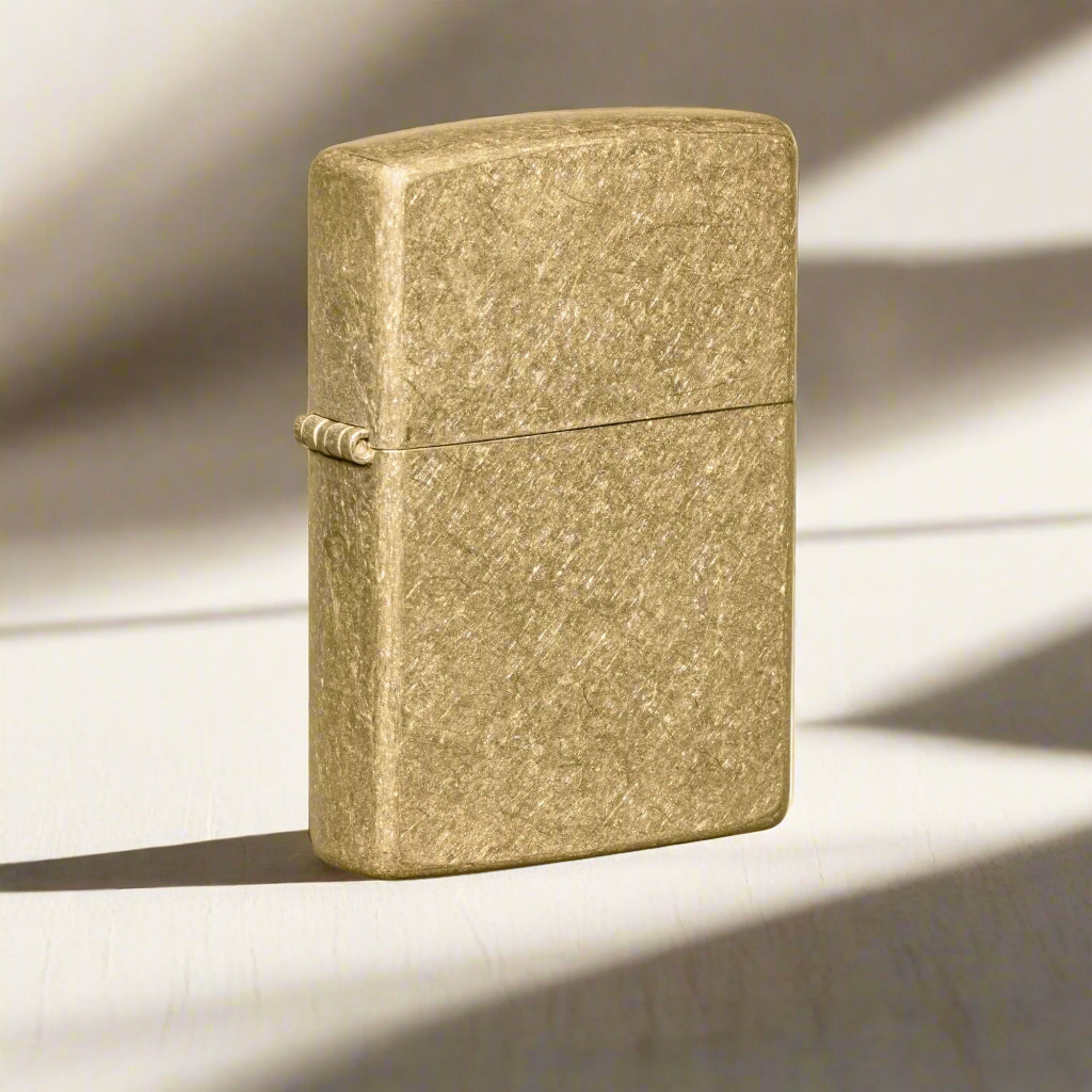 Zippo Armor  Tumbled Brass Windproof Lighter