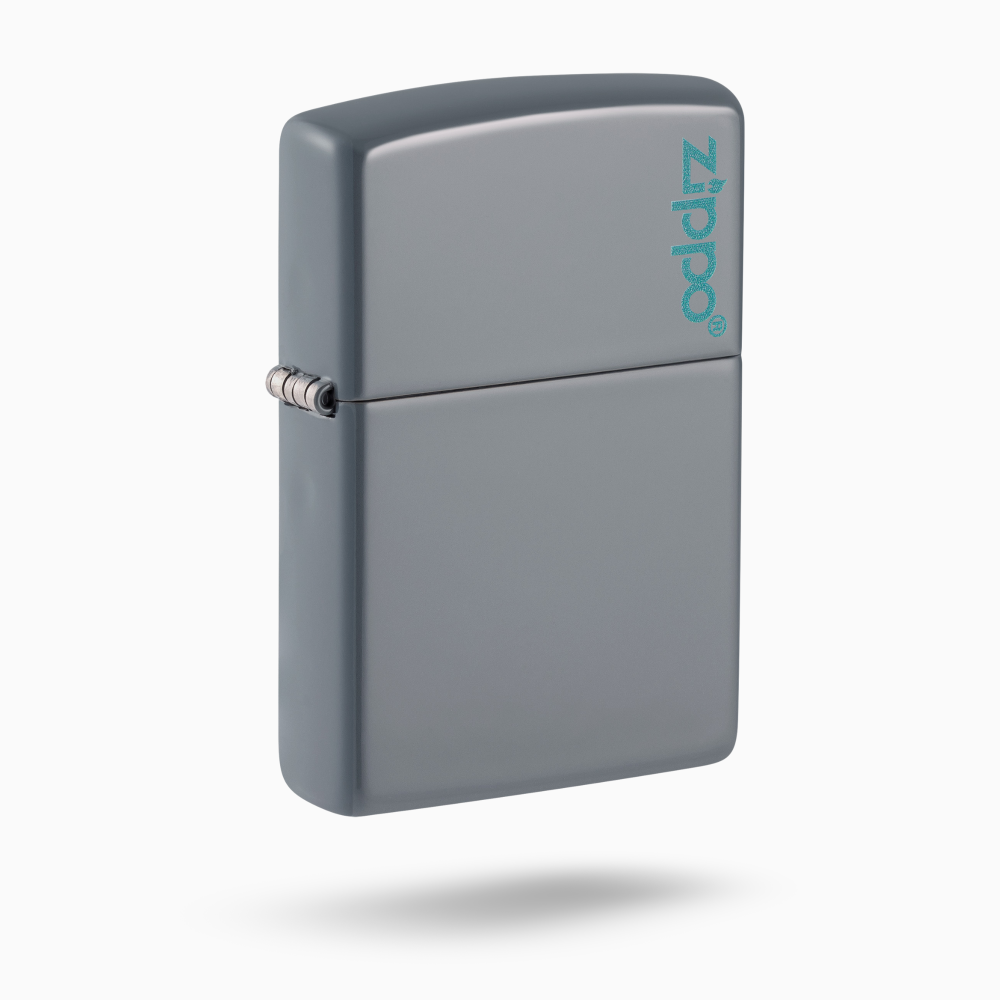 Classic Flat Grey Zippo Logo Windproof Lighters