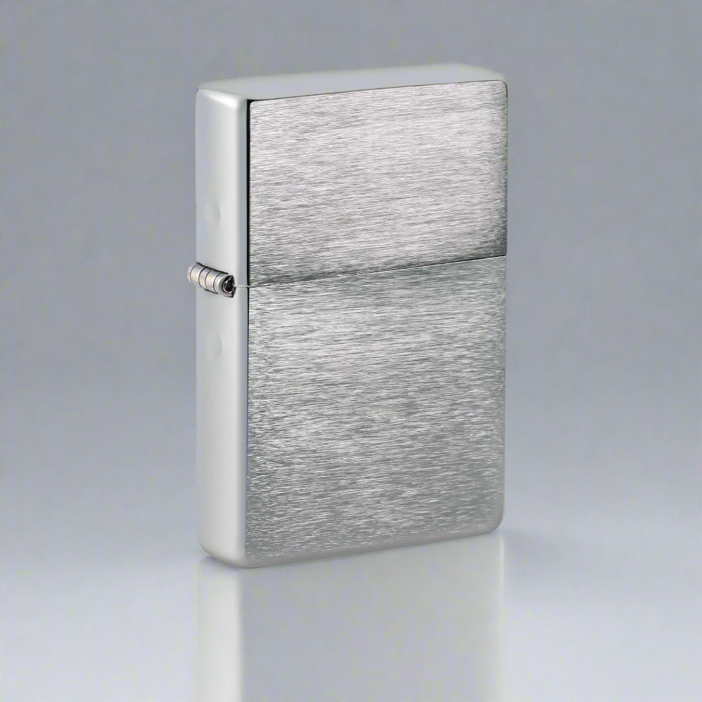 Zippo Brushed Chrome Vintage Windproof Lighter