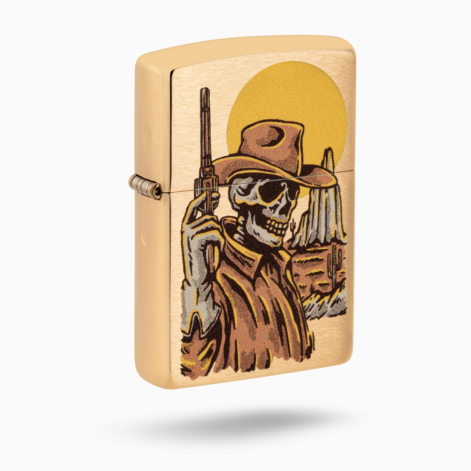 Zippo Wild West Skeleton Design Windproof