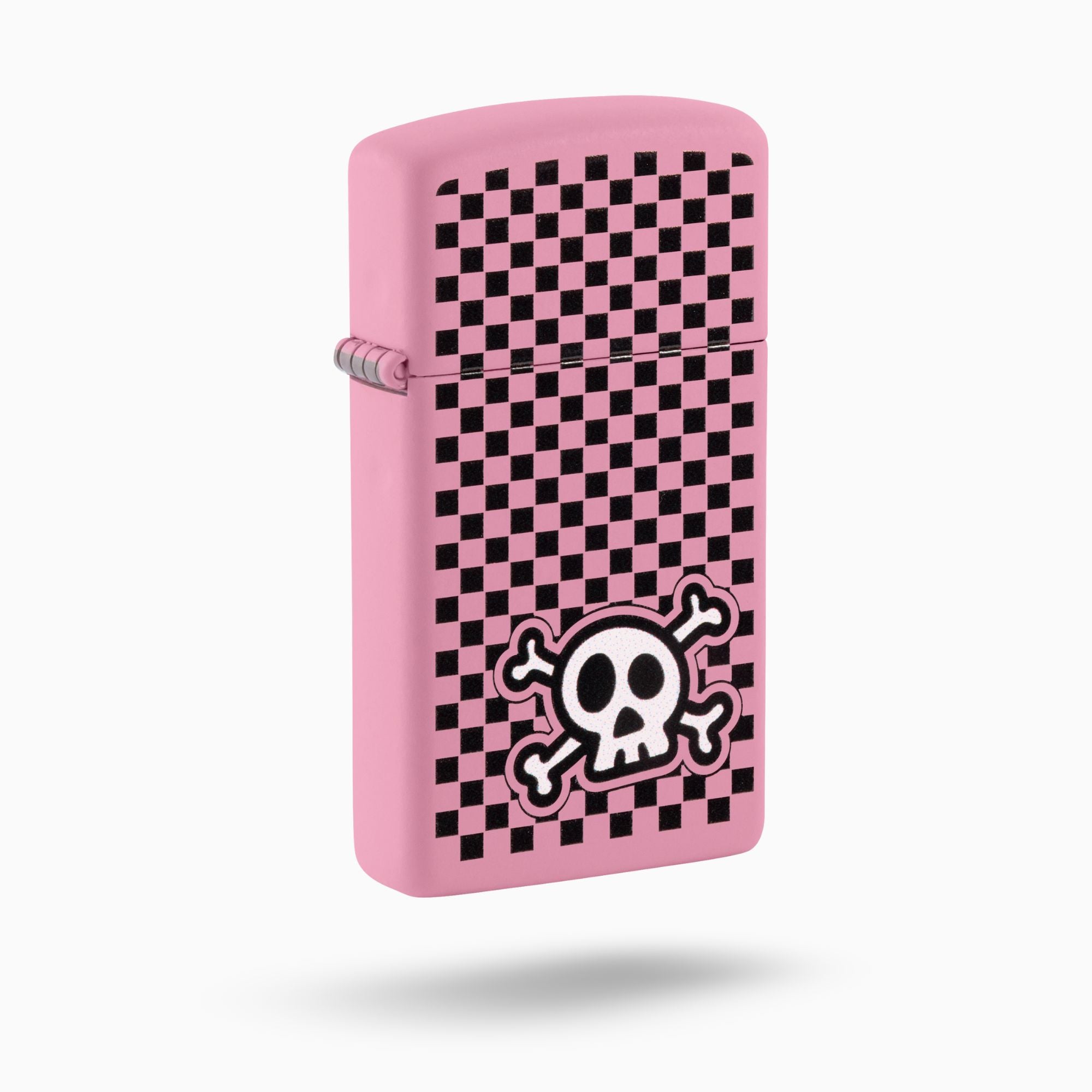 Zippo Checkered Skull Design Windproof Lighter