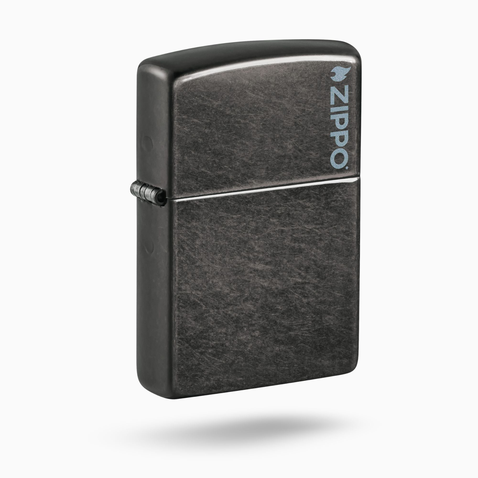 Zippo Classic Grey w/ Logo WIndproof Lighter