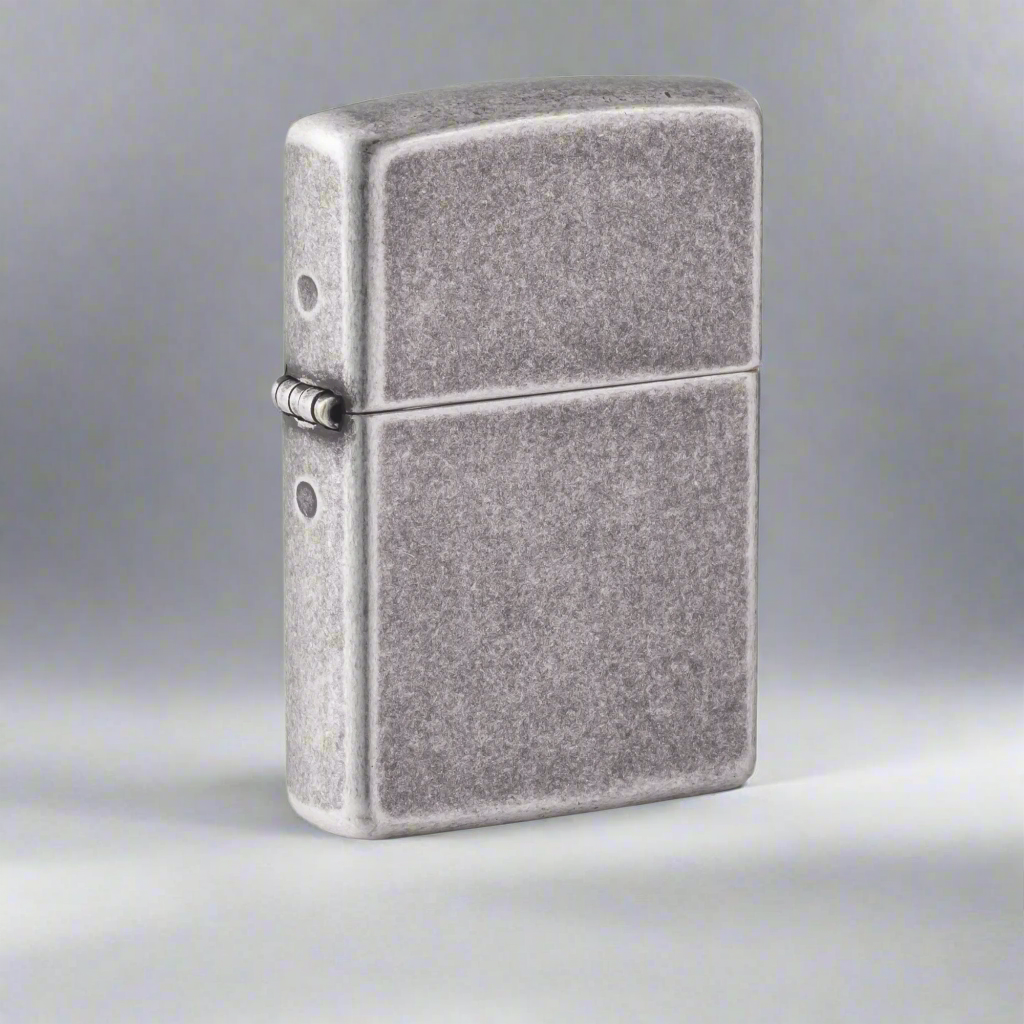 Zippo Classic Antique Silver Plate Windproof Lighter