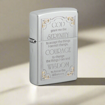 Zippo Serenity Prayer Windproof Lighter