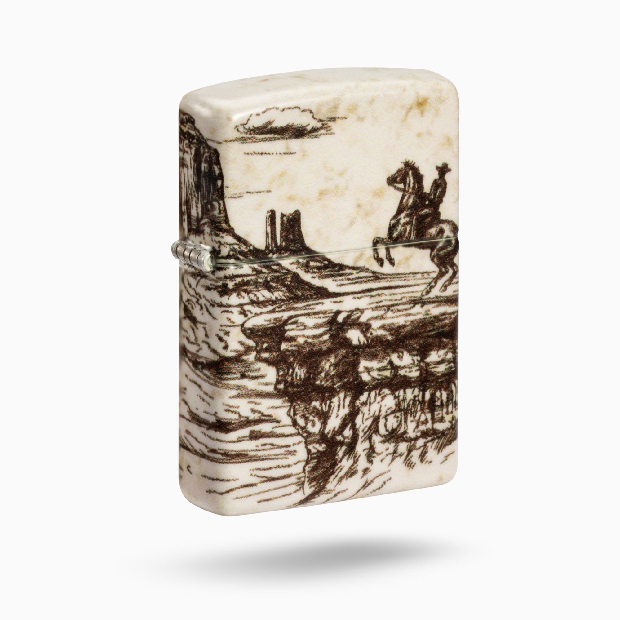 Zippo Wild West Scene Design Windproof Lighter