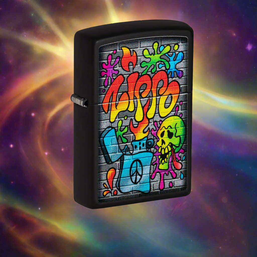 Zippo Street Art Design Windproof Lighter