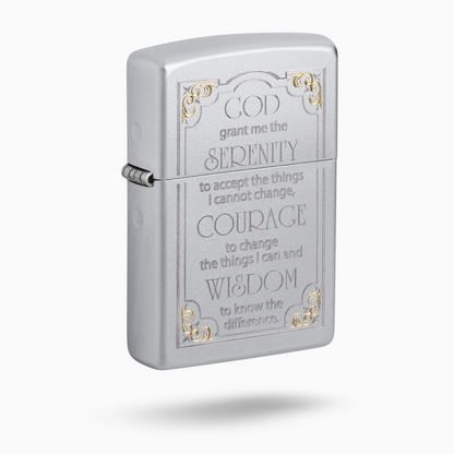 Zippo Serenity Prayer Windproof Lighter
