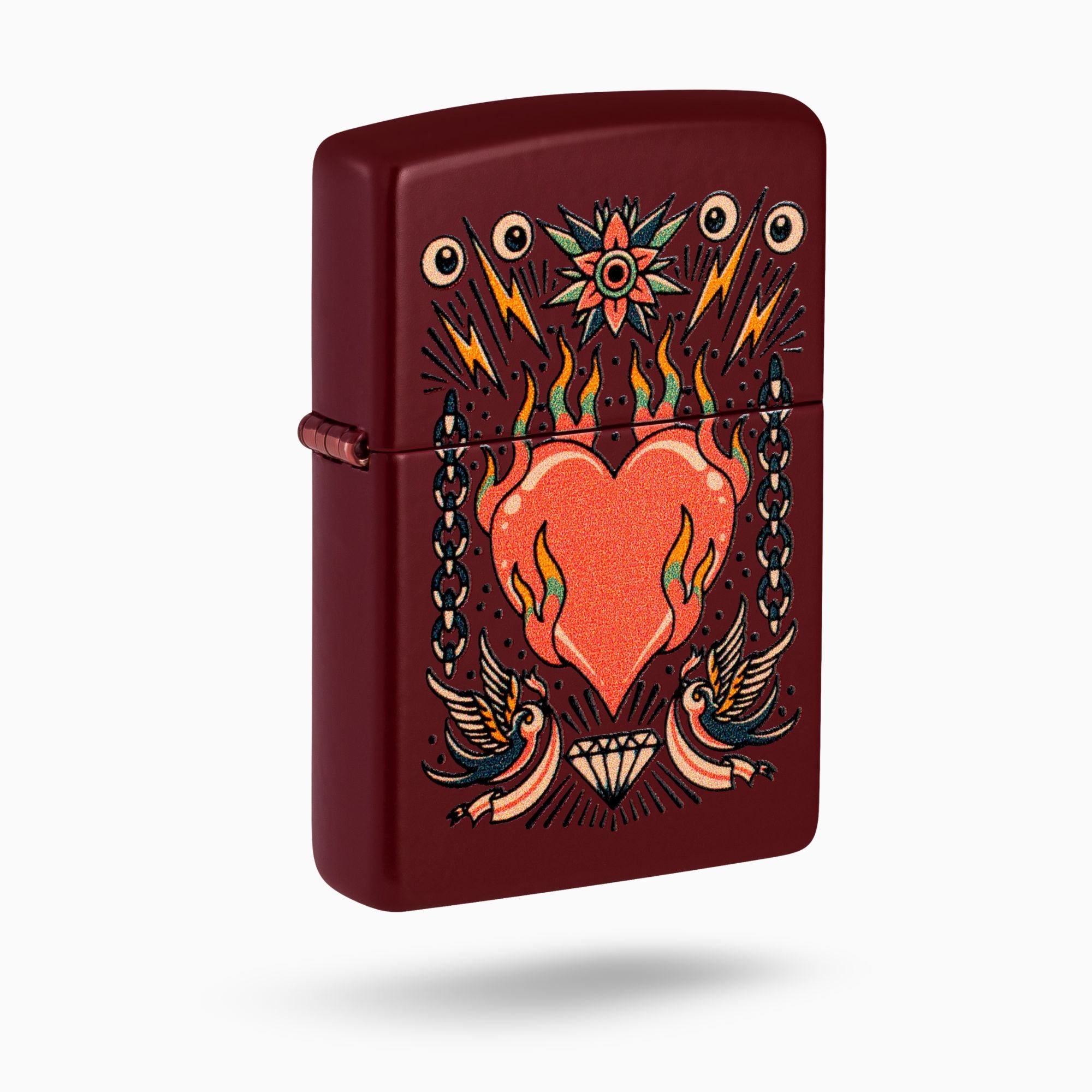 Zippo Tattoo Heart Design WIndproof Lighter