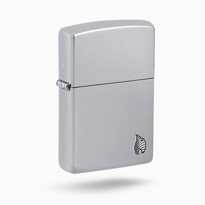 Zippo Armor® Chrome Flame Design Windproof Lighter