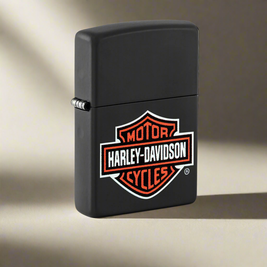 Zippo Harley-Davidson Black Matte  Windproof Lighter