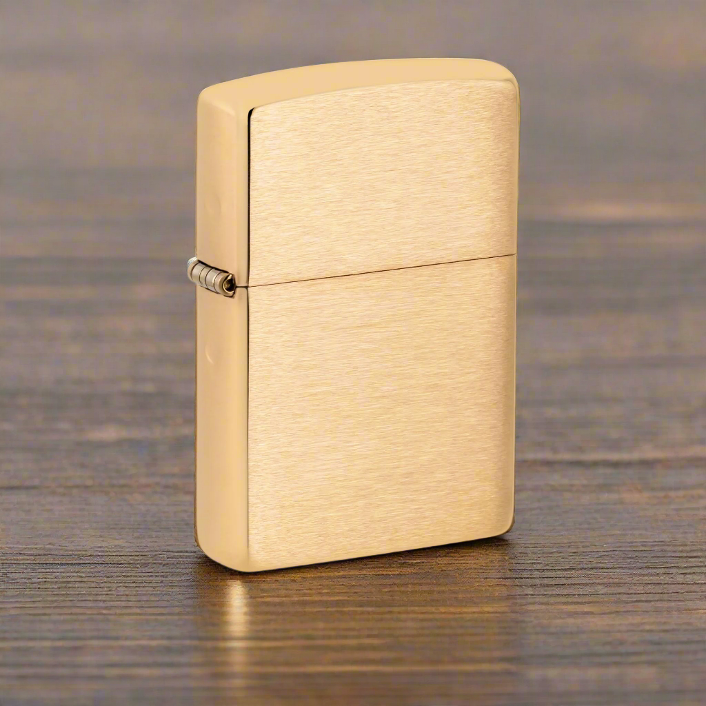 Zippo Armor Brushed Brass Windproof Lighter