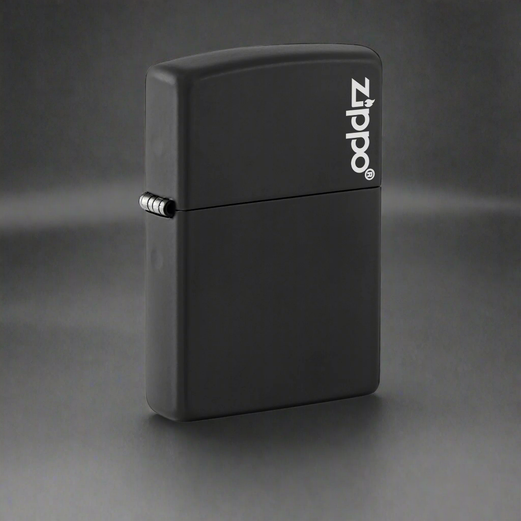 Zippo Classic Black Matte with Zippo Logo