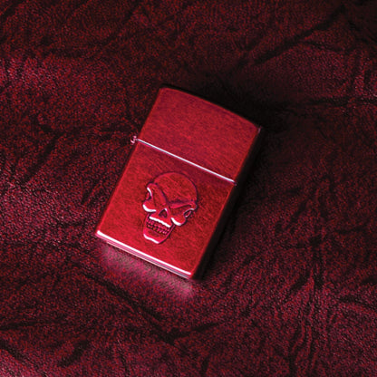 Zippo Doom Red Skull Windproof Lighter