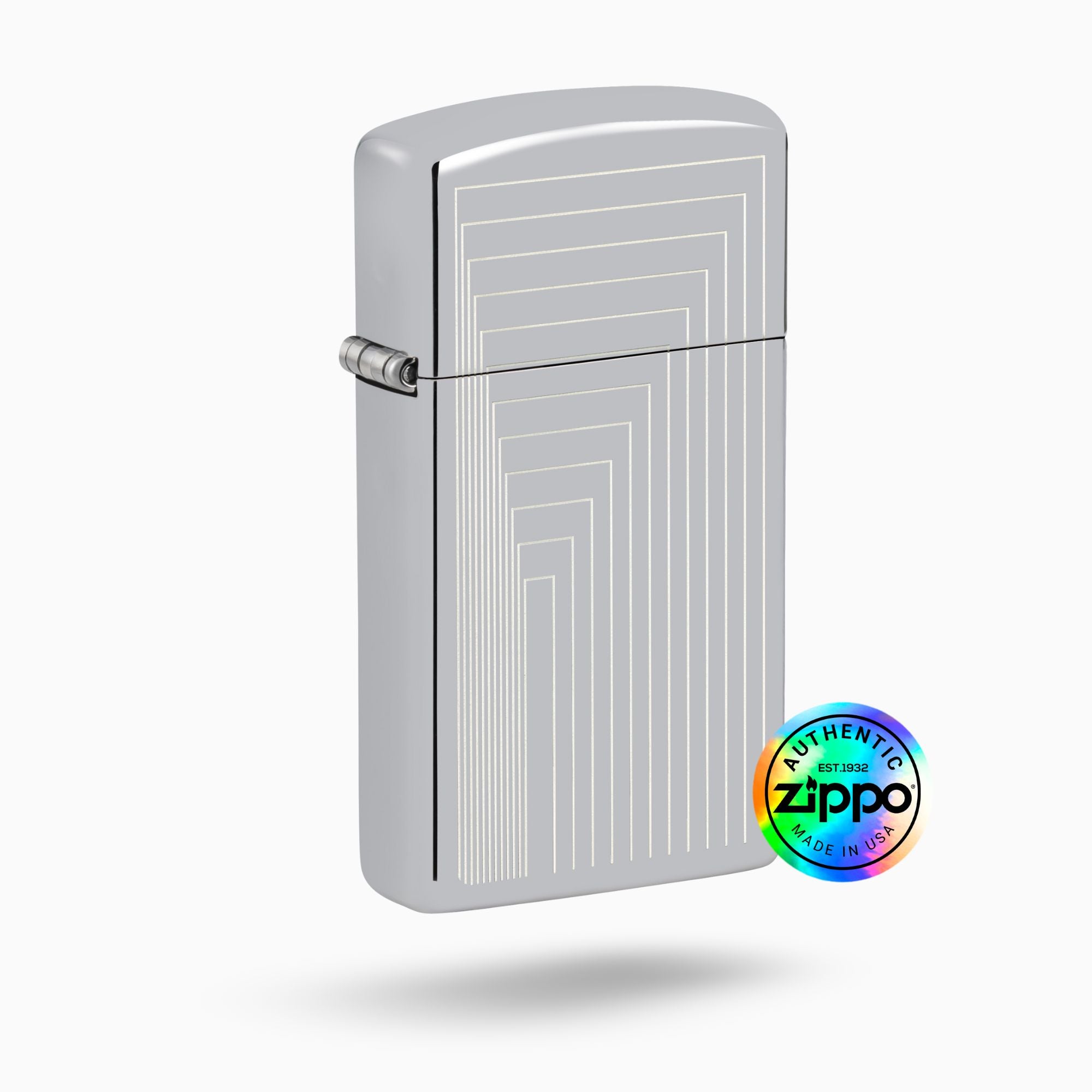 Zippo Slim® Laser Pattern Design WIndproof Lighter