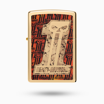 Zippo Harley-Davidson Skull Design  Windproof Lighter