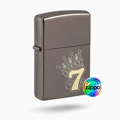 Zippo Lucky 7 Black Ice Windproof Lighter