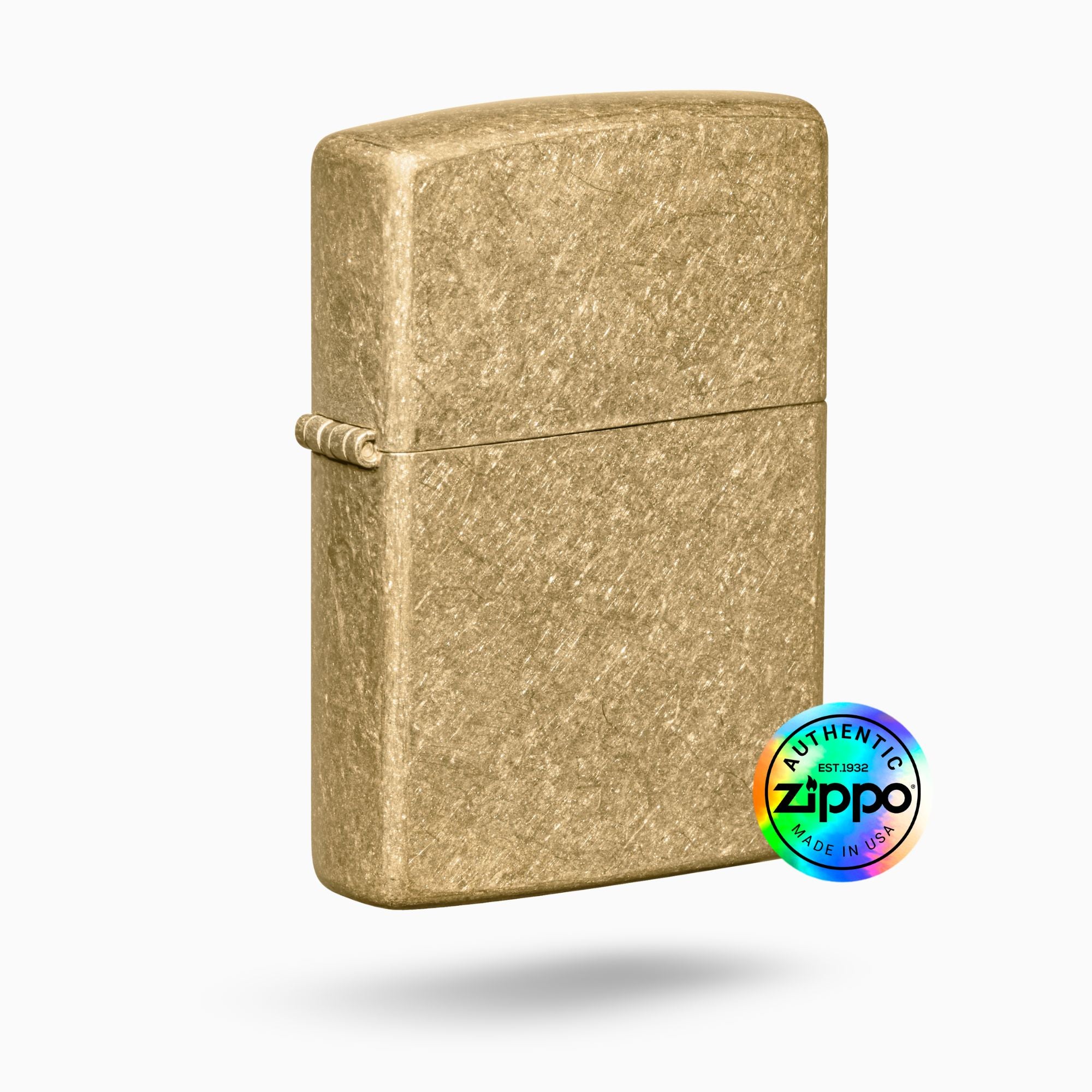Zippo Classic Tumbled Brass Windproof Lighter