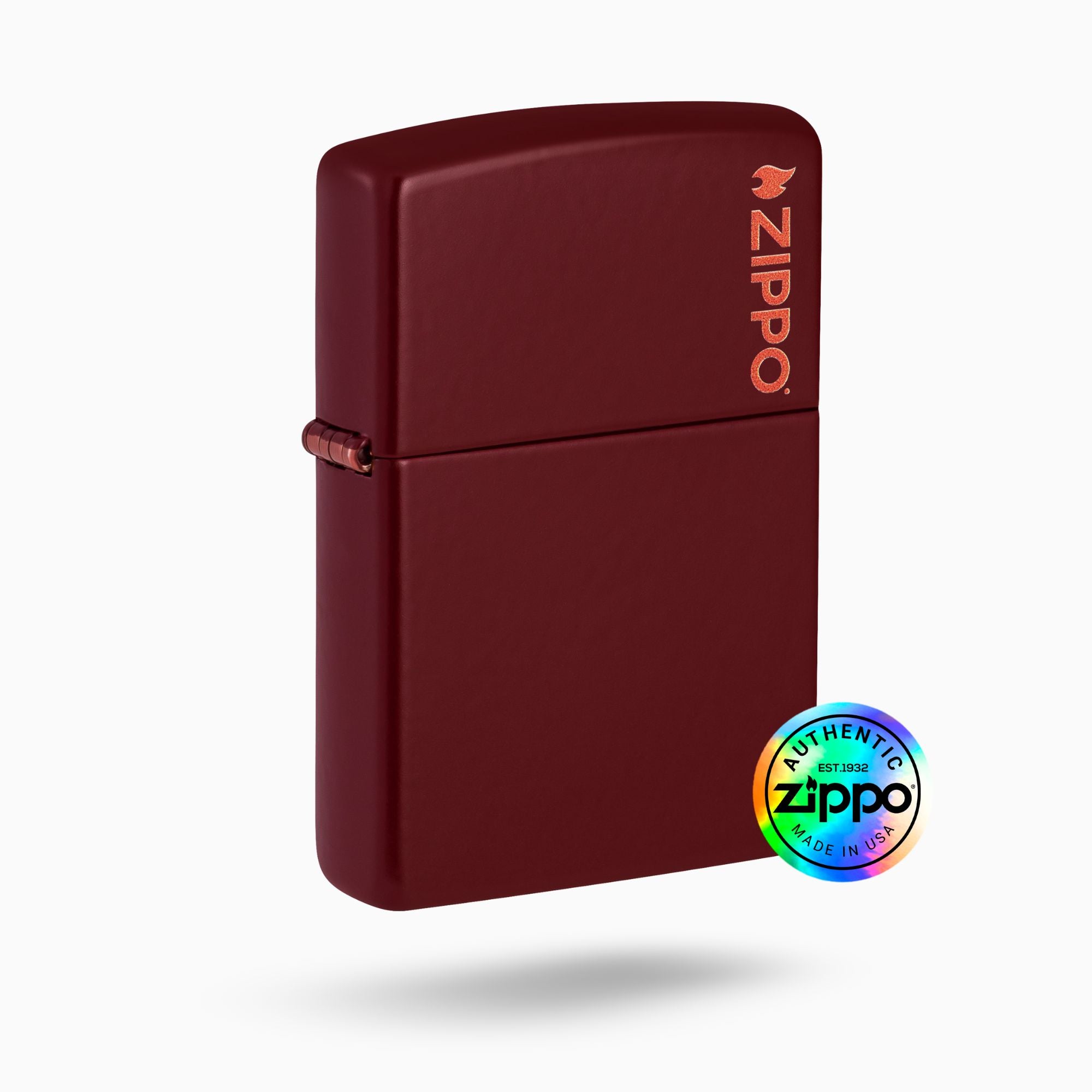 Zippo Classic Merlot Logo Windproof Lighter
