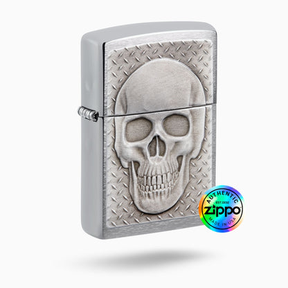 Zippo Skull with Brain Surprise Windproof Lighter