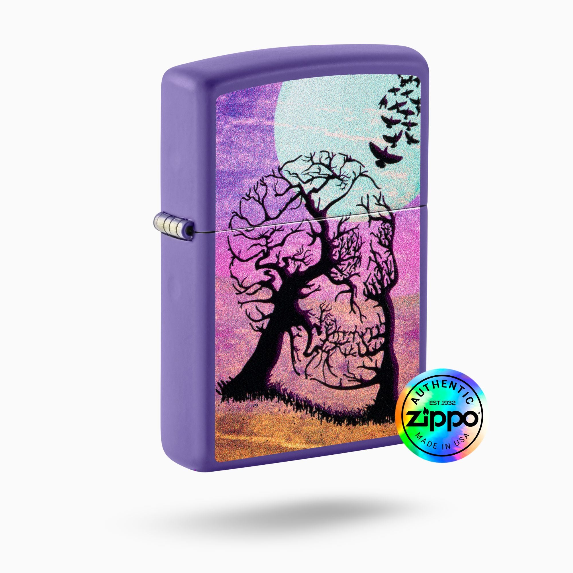 Zippo Skull Tree Design Windproof Lighter