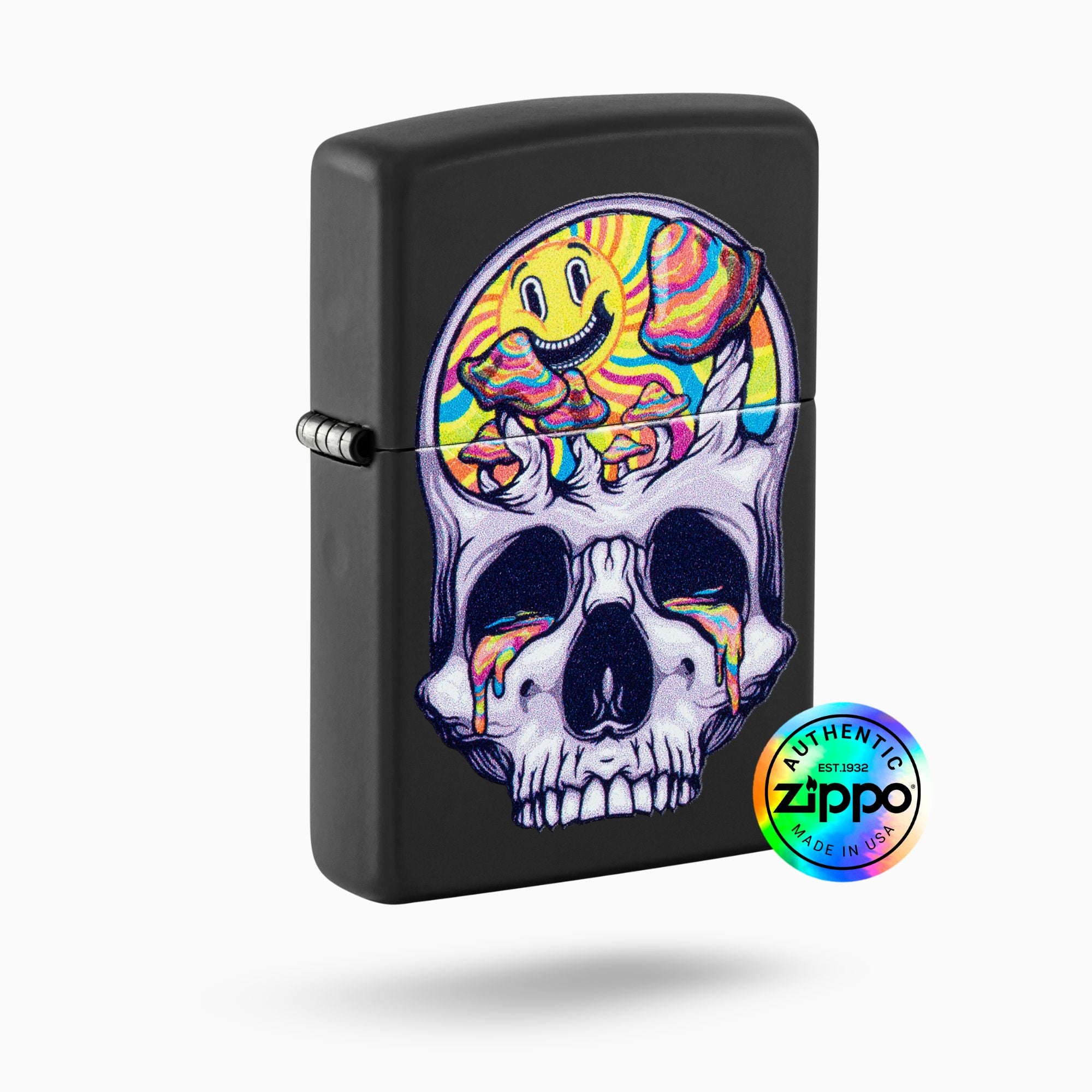 Zippo Skull Moon Design Windproof Lighter